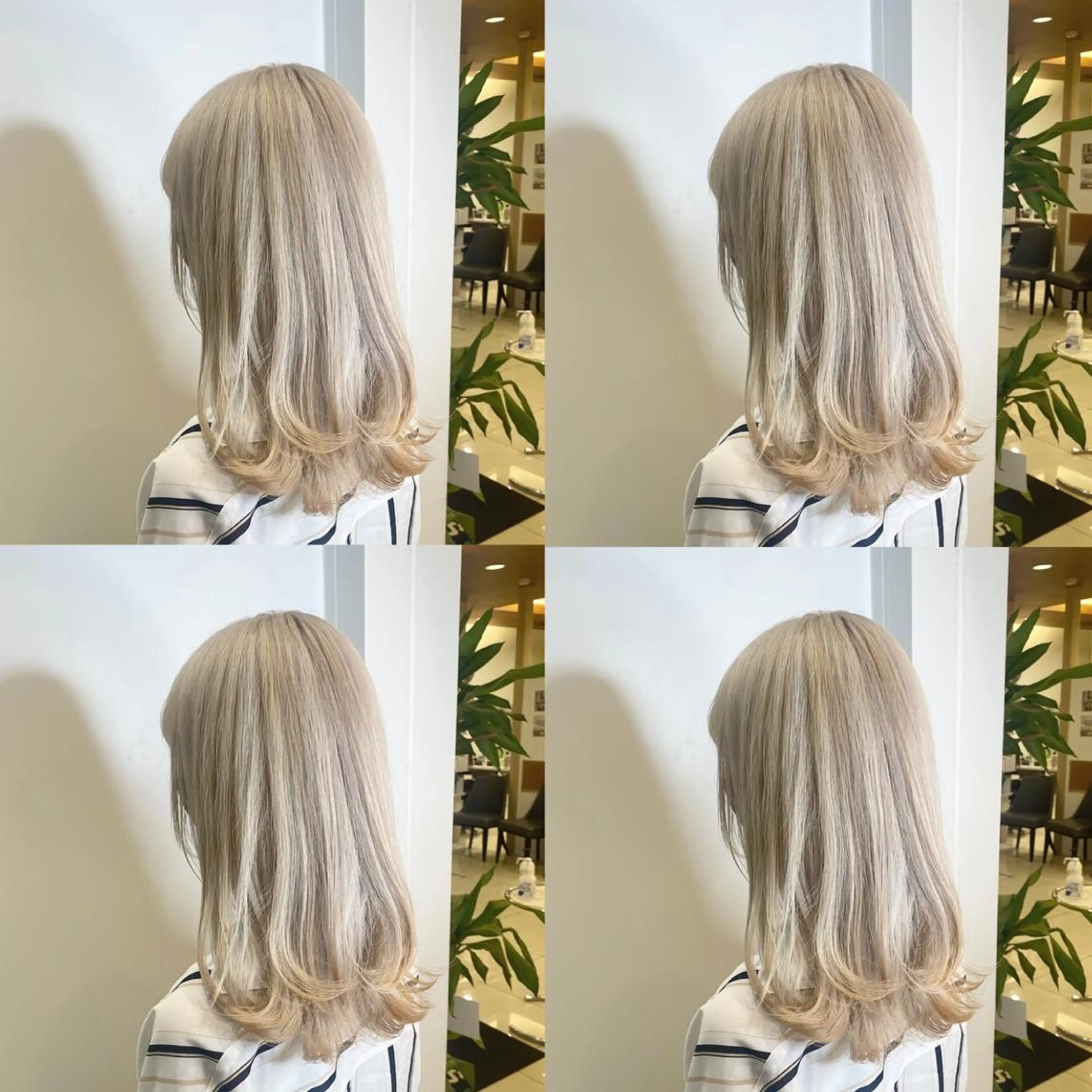 セミロング 【カラー指名No 1✨】原田響のヘアスタイル