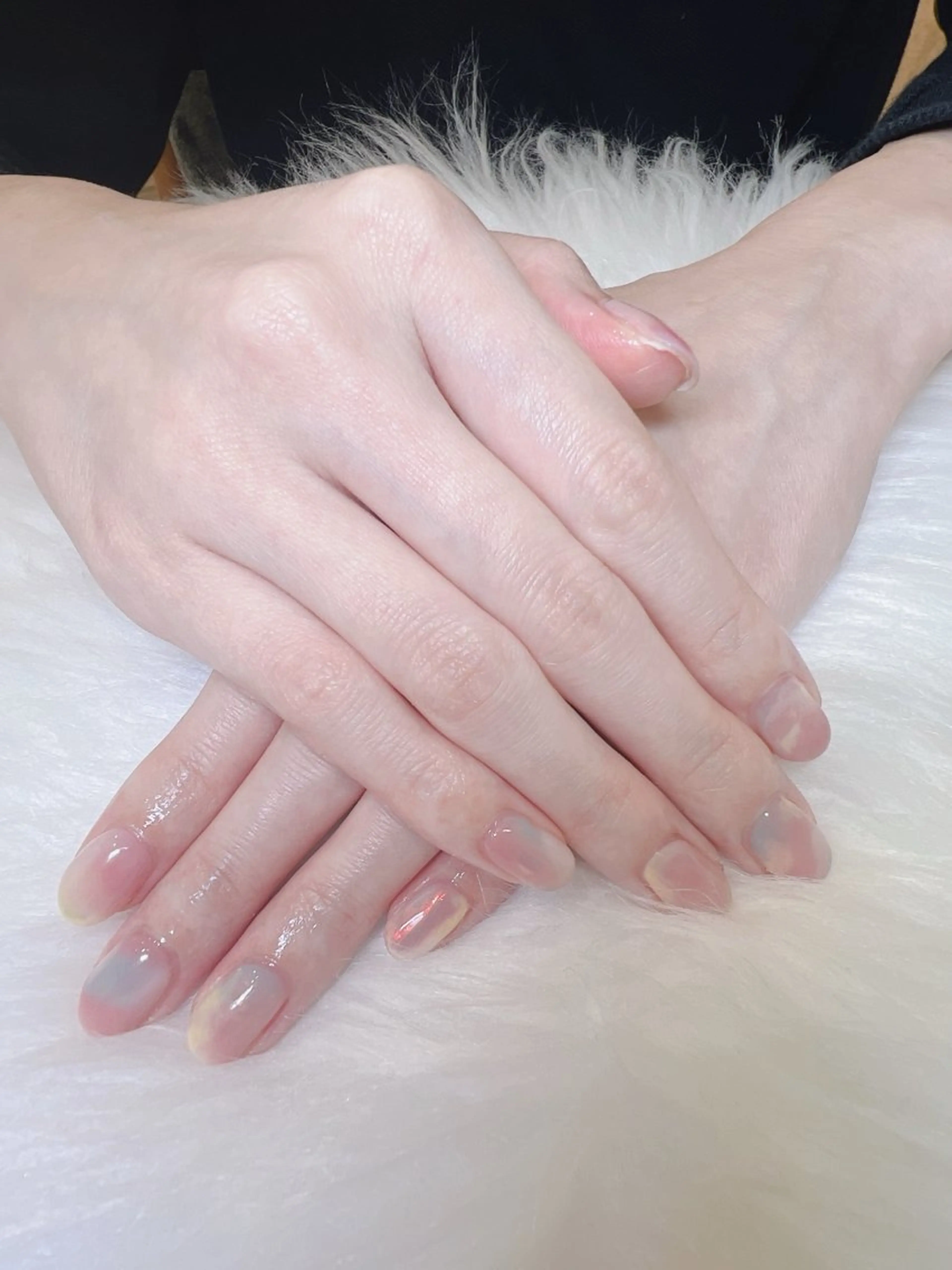 ネイル ジェルネイル 持ち込み ニュアンスネイル ハンドネイル 若狭 早希のネイルデザイン