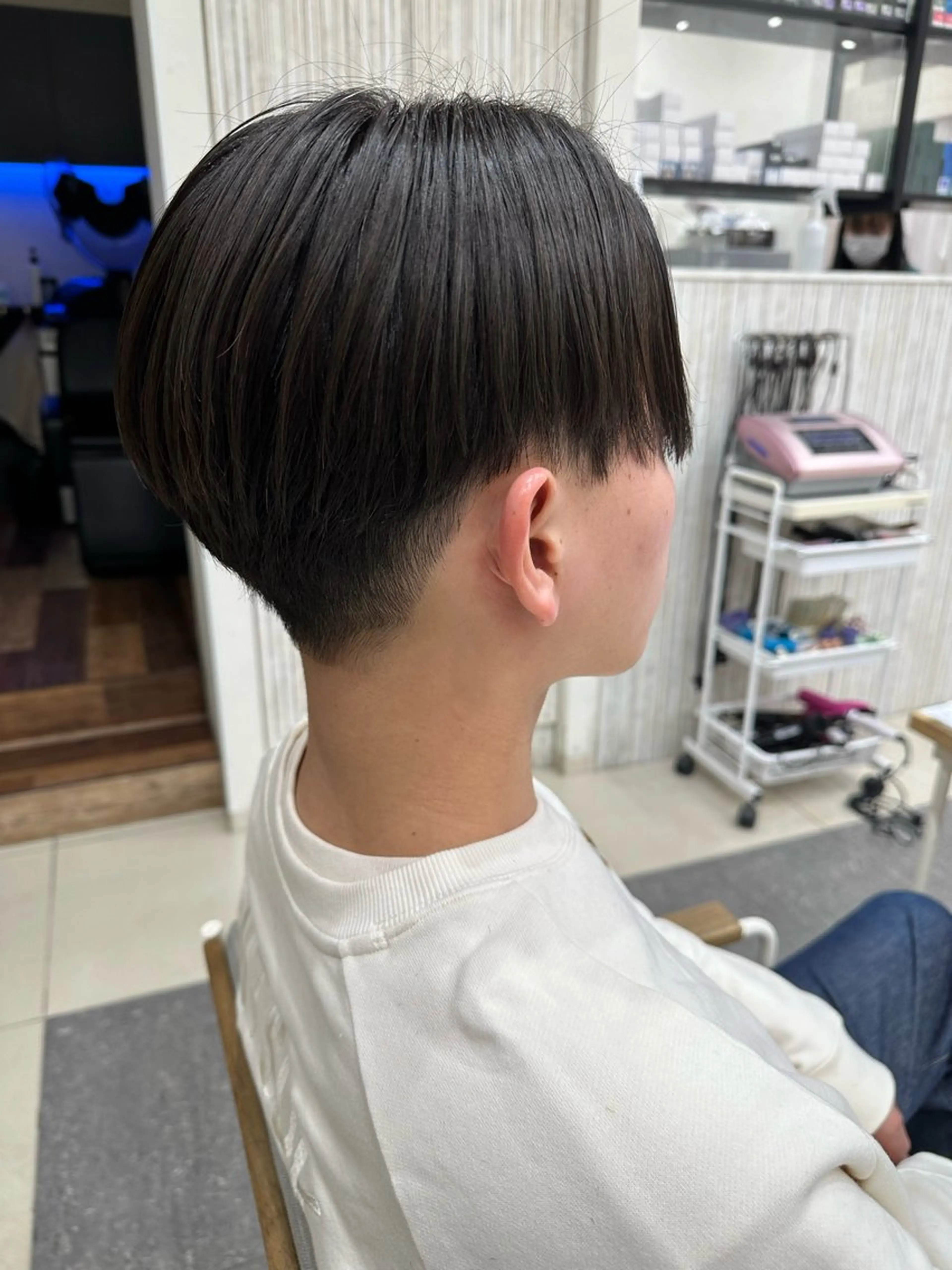 ショート カット 縮毛矯正 PROGRESS‣‣ 福澤 可音🐯🐝のヘアスタイル
