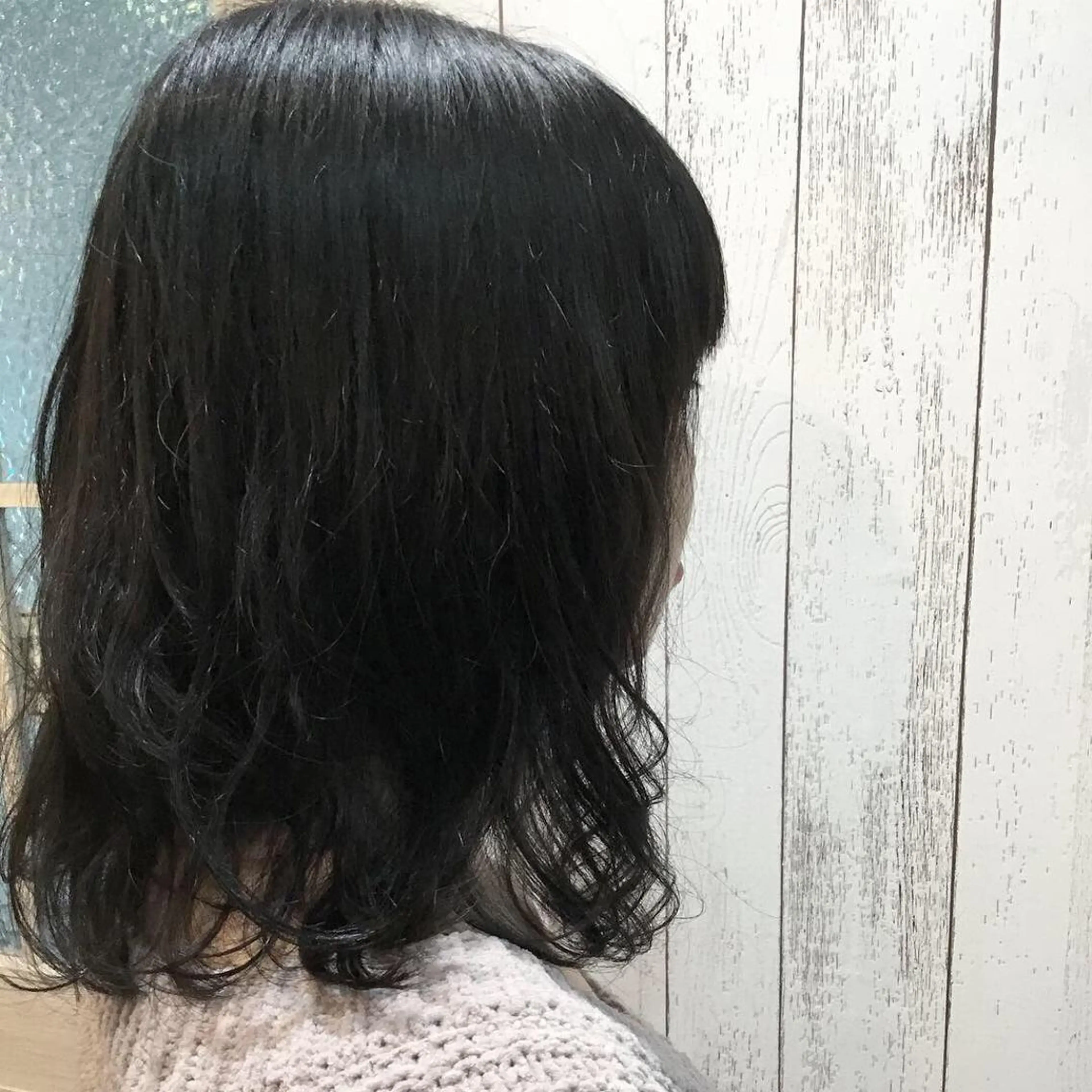 ミディアム カラー パーマ 金崎 新吾のヘアスタイル