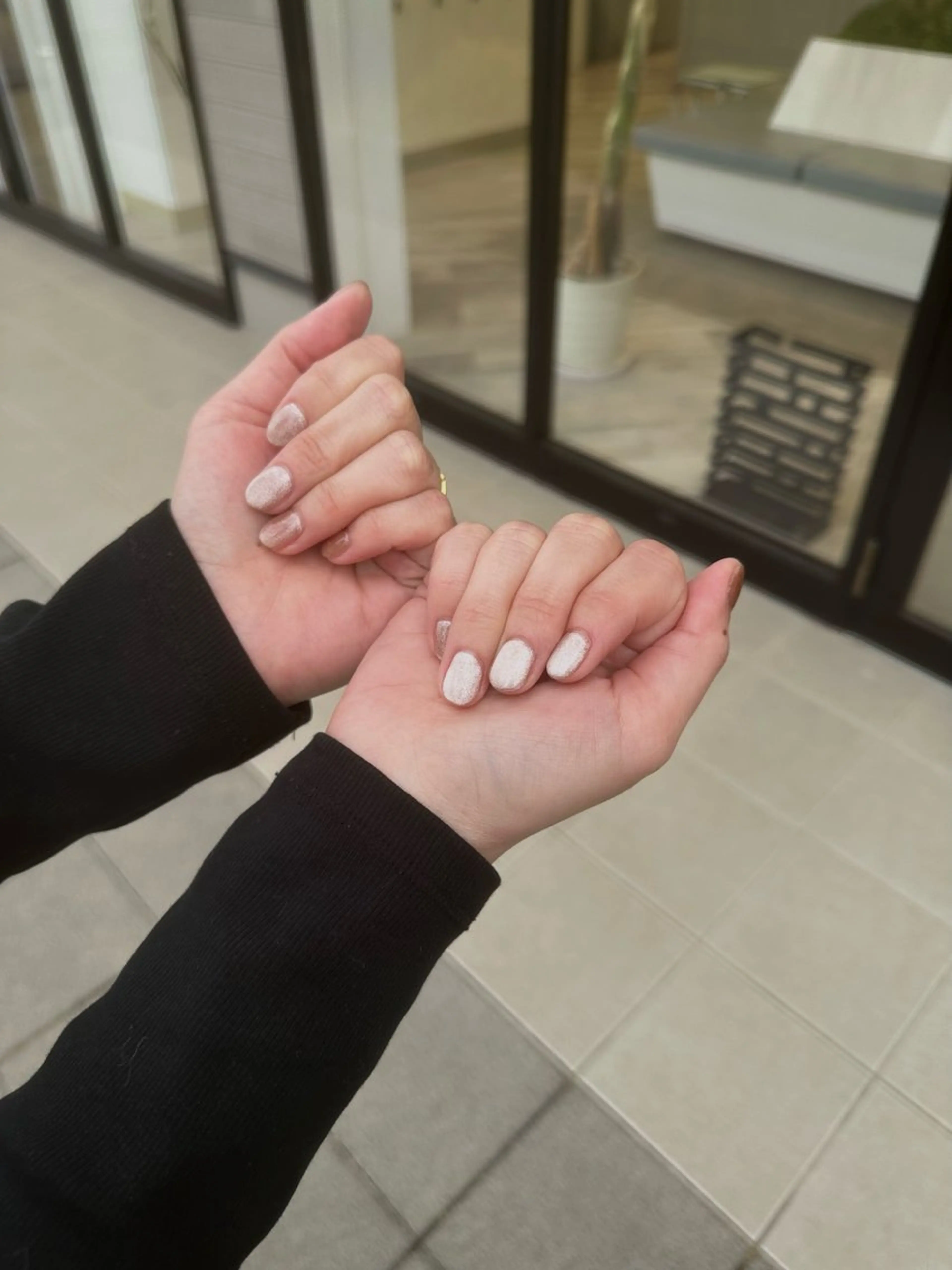 ネイル キラキラネイル マグネットネイル misa /nailistのネイルデザイン