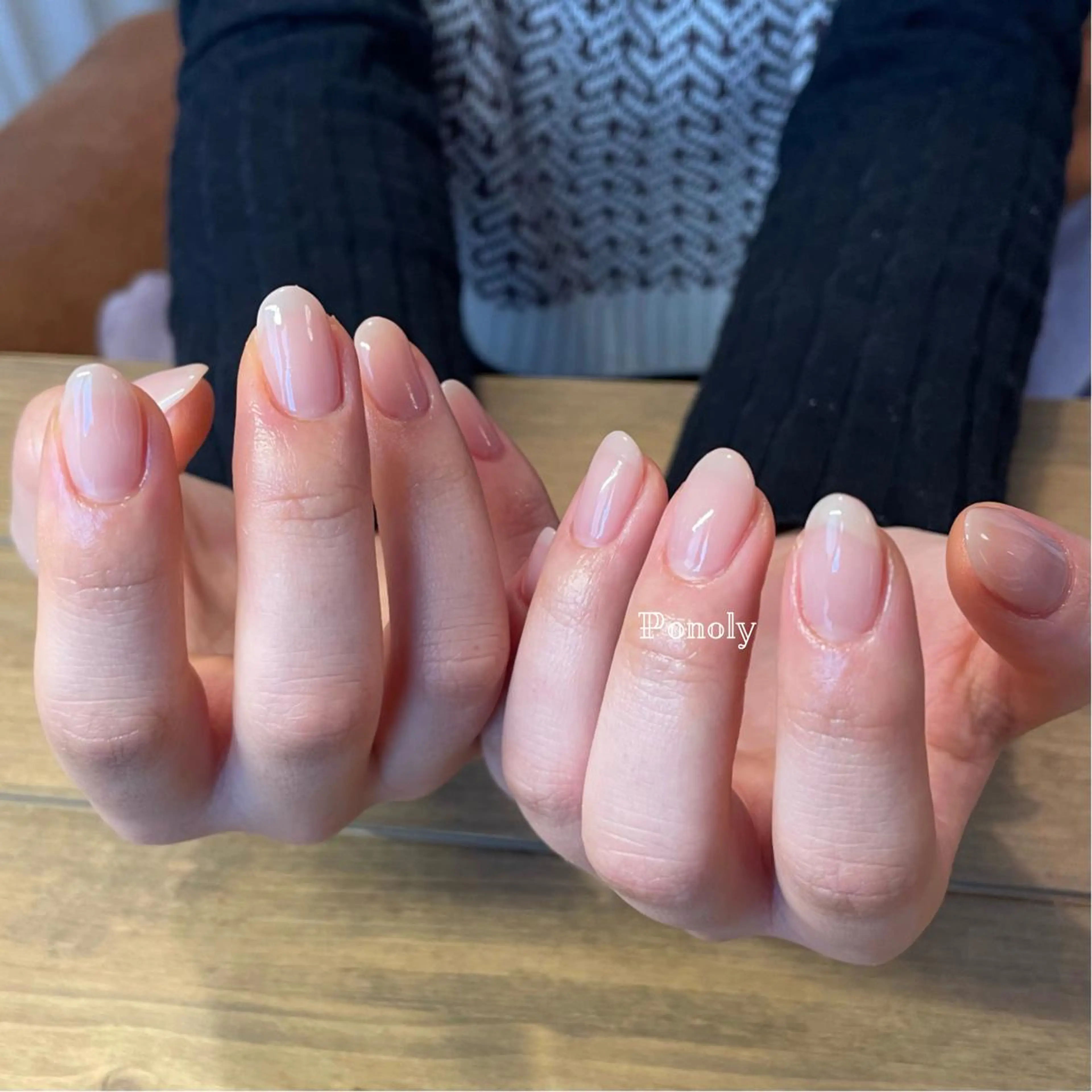 ショート ネイル ジェルネイル マグネットネイル ニュアンスネイル ワンカラーネイル パラジェル 10ten Mikiのネイルデザイン