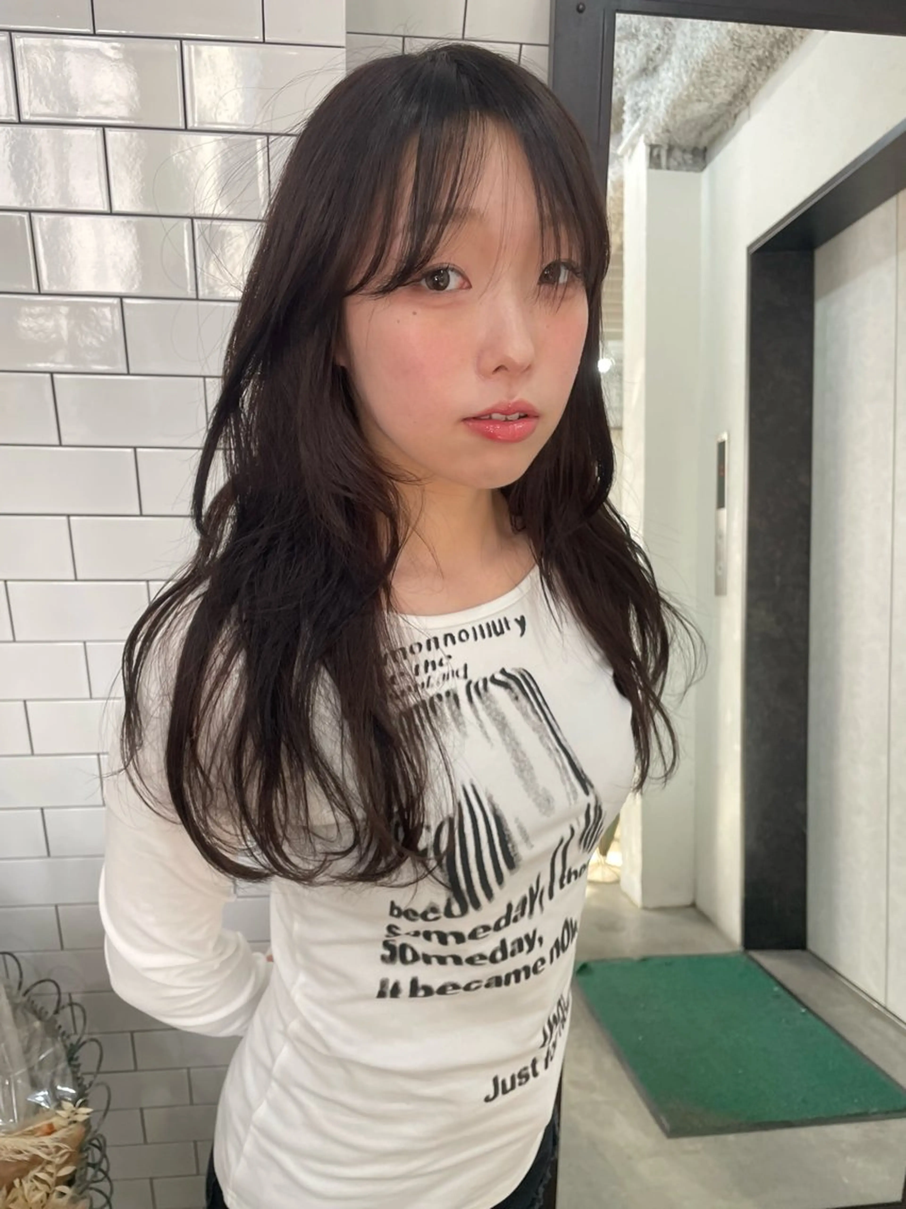 ロング 山本 真之介のヘアスタイル