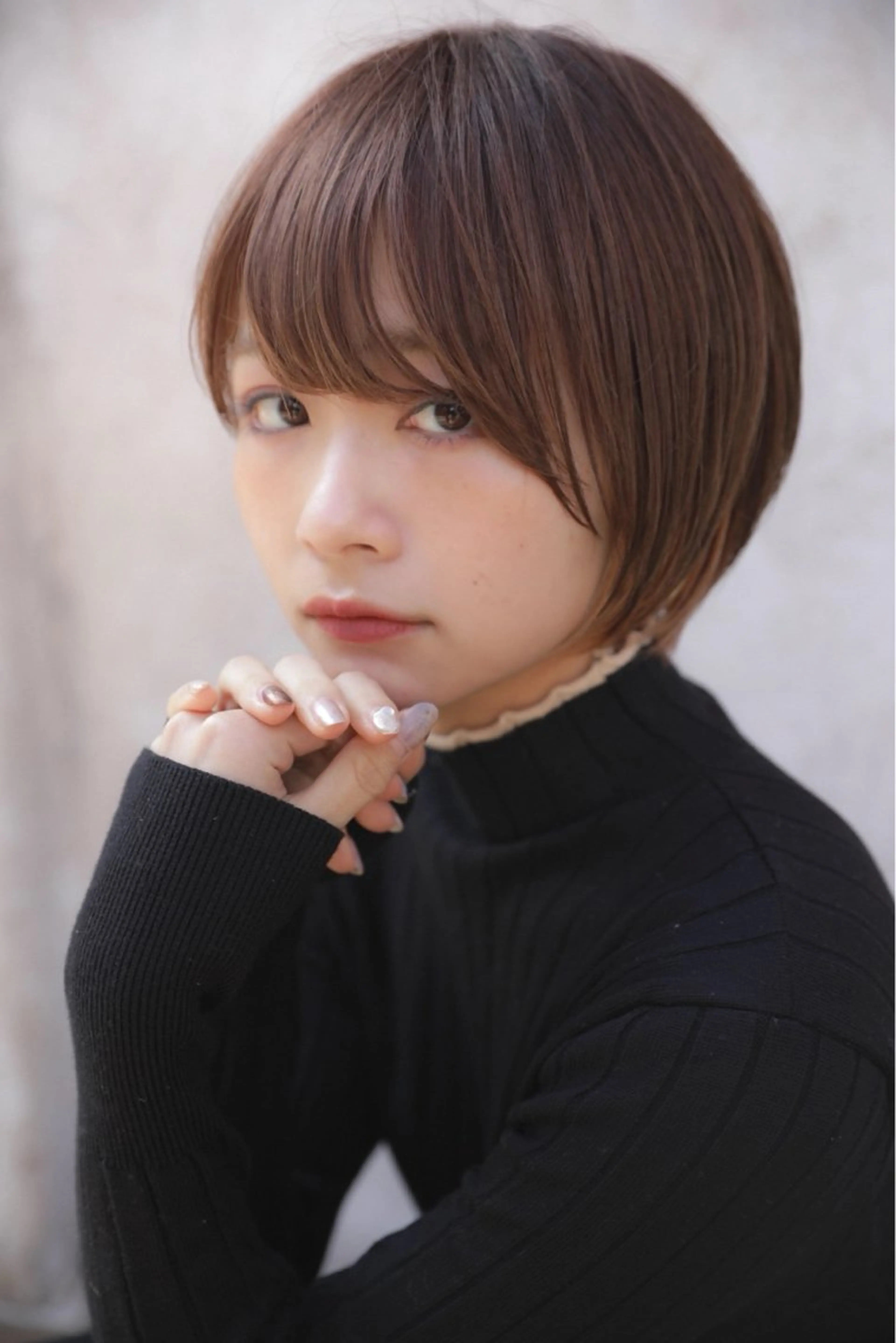 ショート カラー ショートヘア× ロングレイヤー特化のヘアスタイル