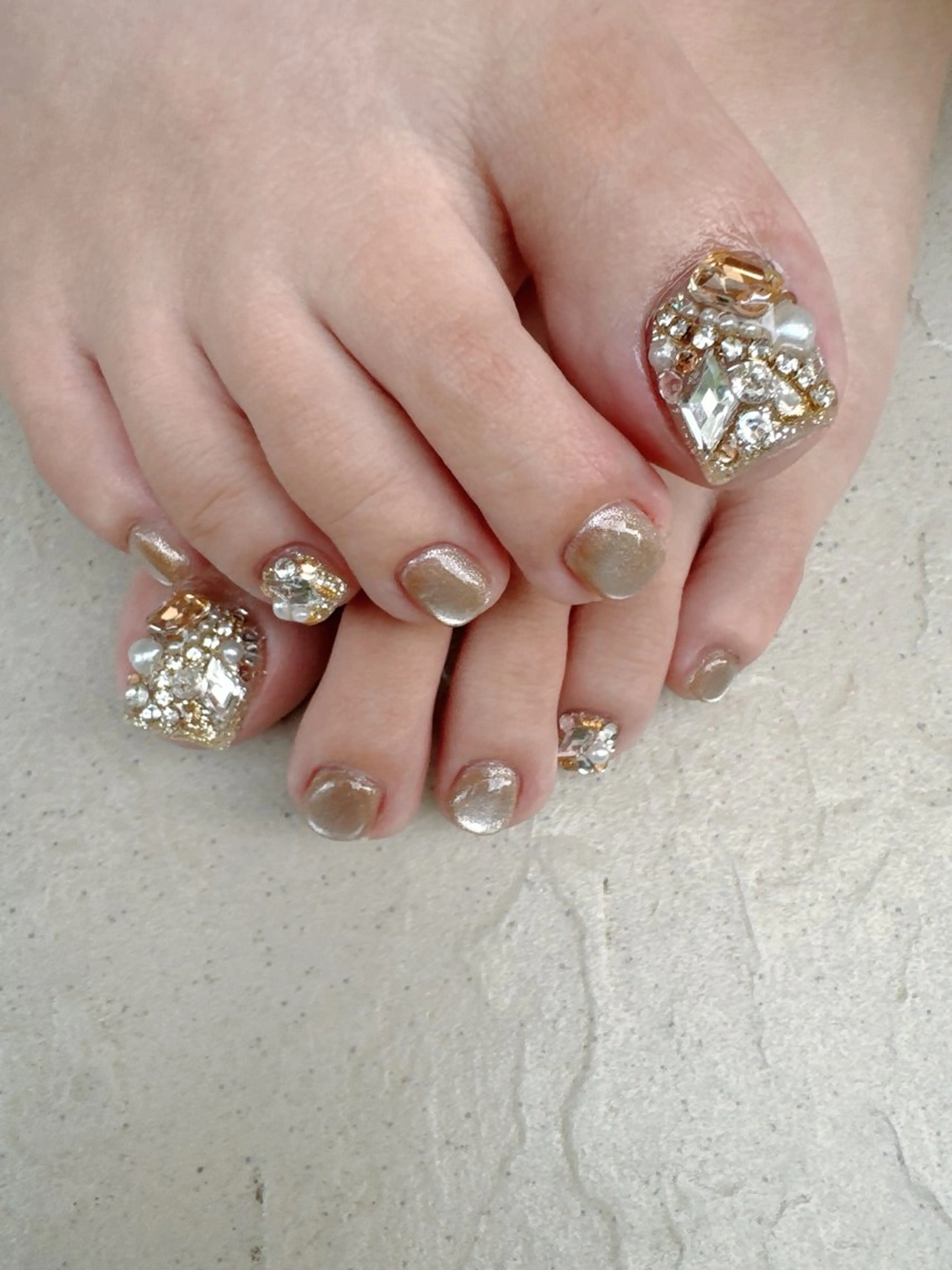 ネイル マグネットネイル フットネイル dD.nails 杉戸町ネイルのネイルデザイン