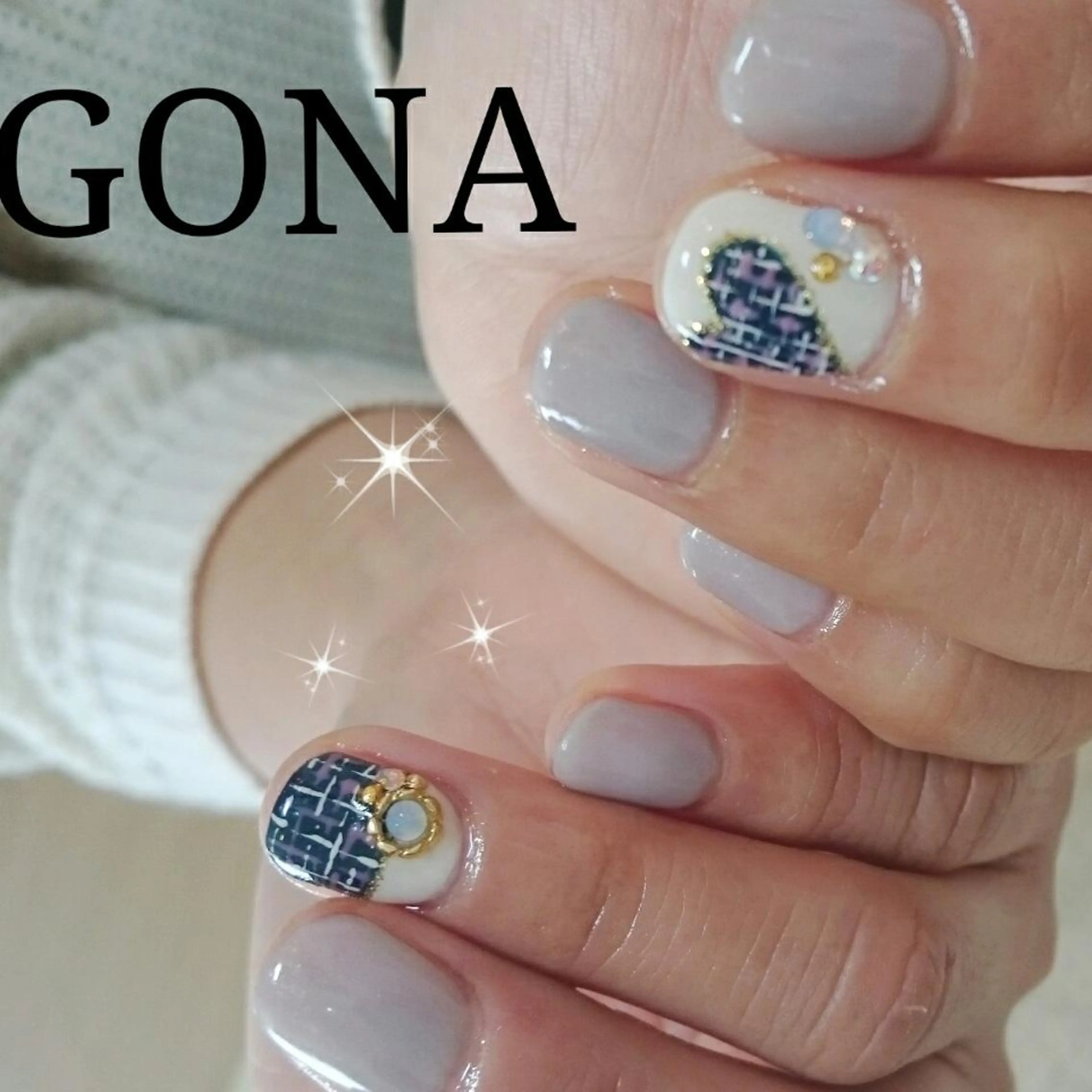 ネイル ワンカラーネイル ハンドネイル ネイルサロン& スクールGONAのネイルデザイン