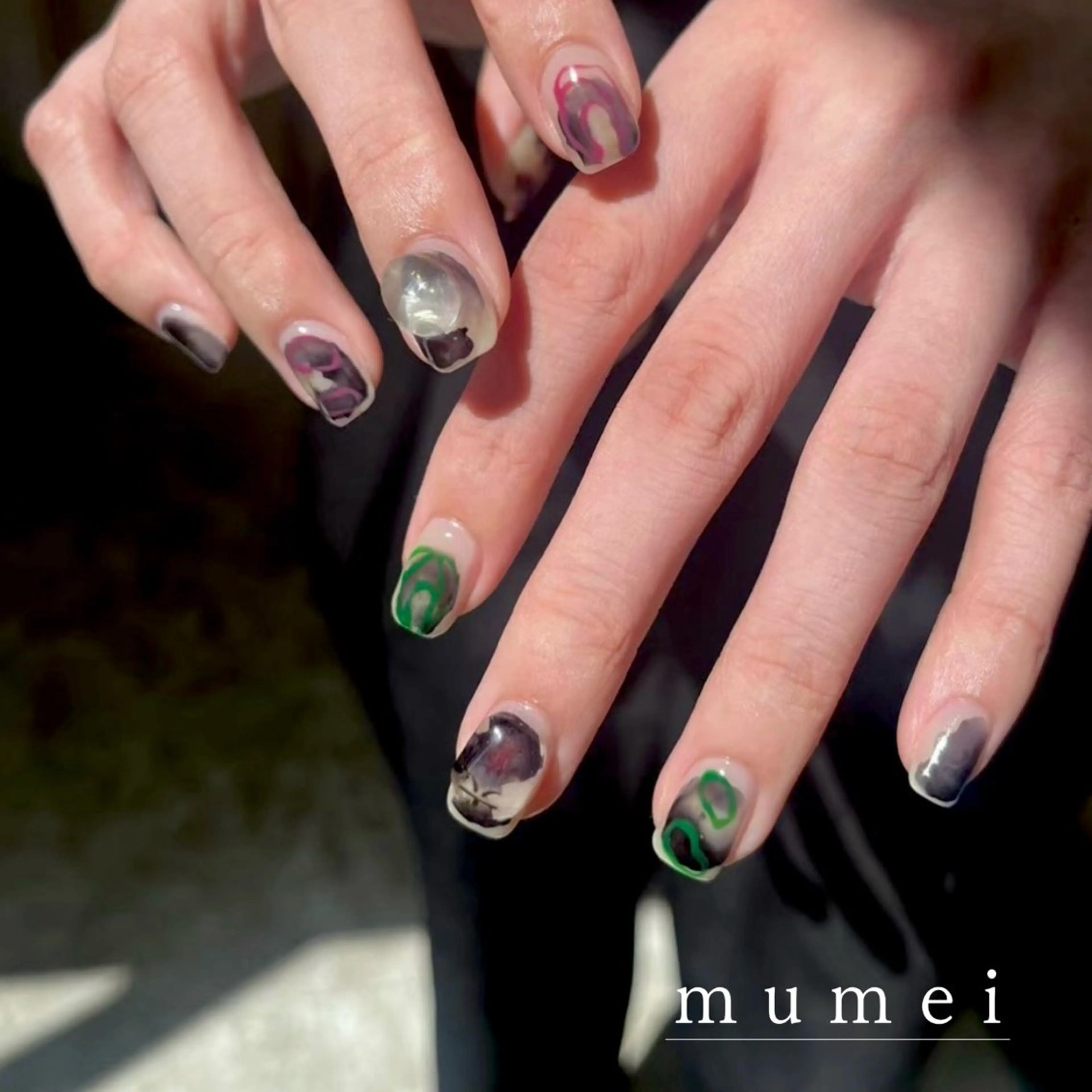 ネイル ハンドネイル mumei nail NATSUYOのネイルデザイン