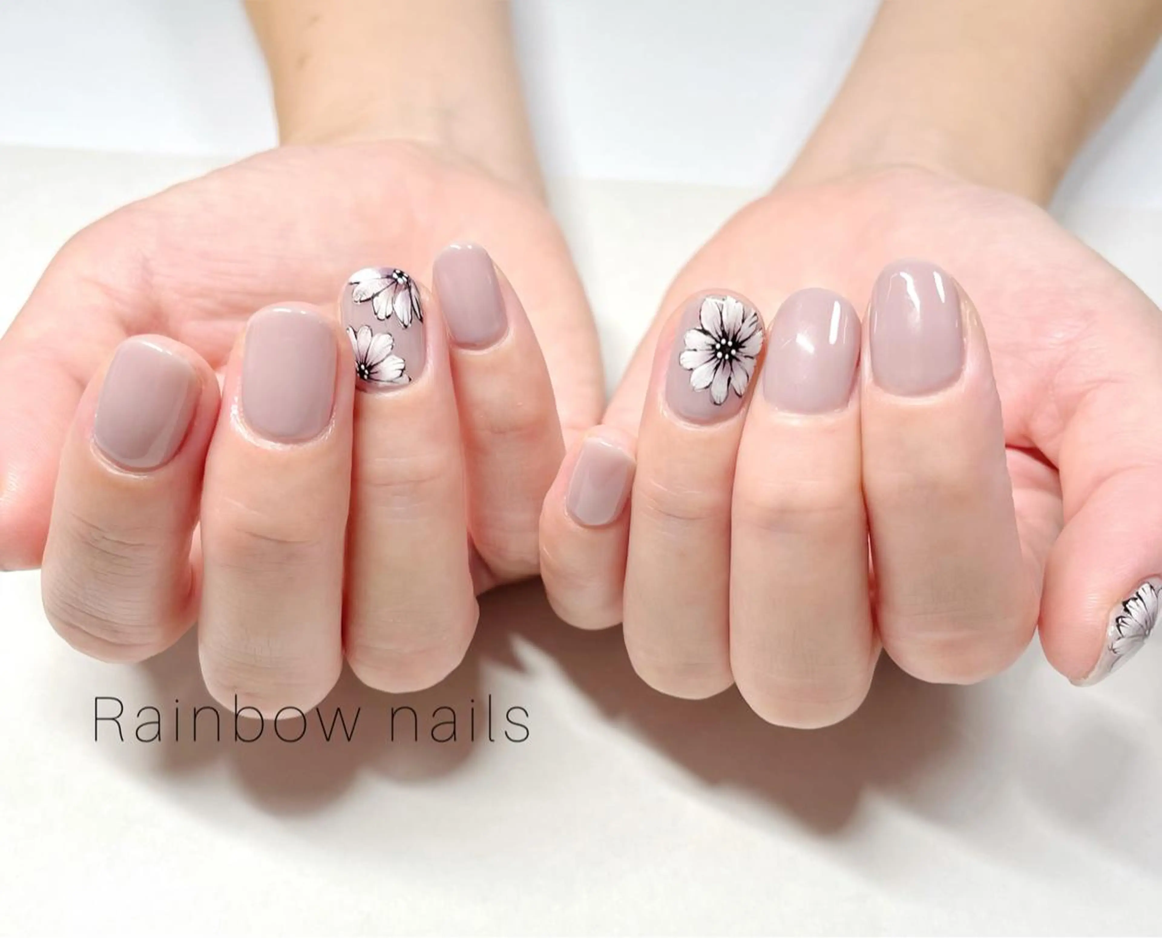 ネイル Rainbow nailsくろちゃんのネイルデザイン