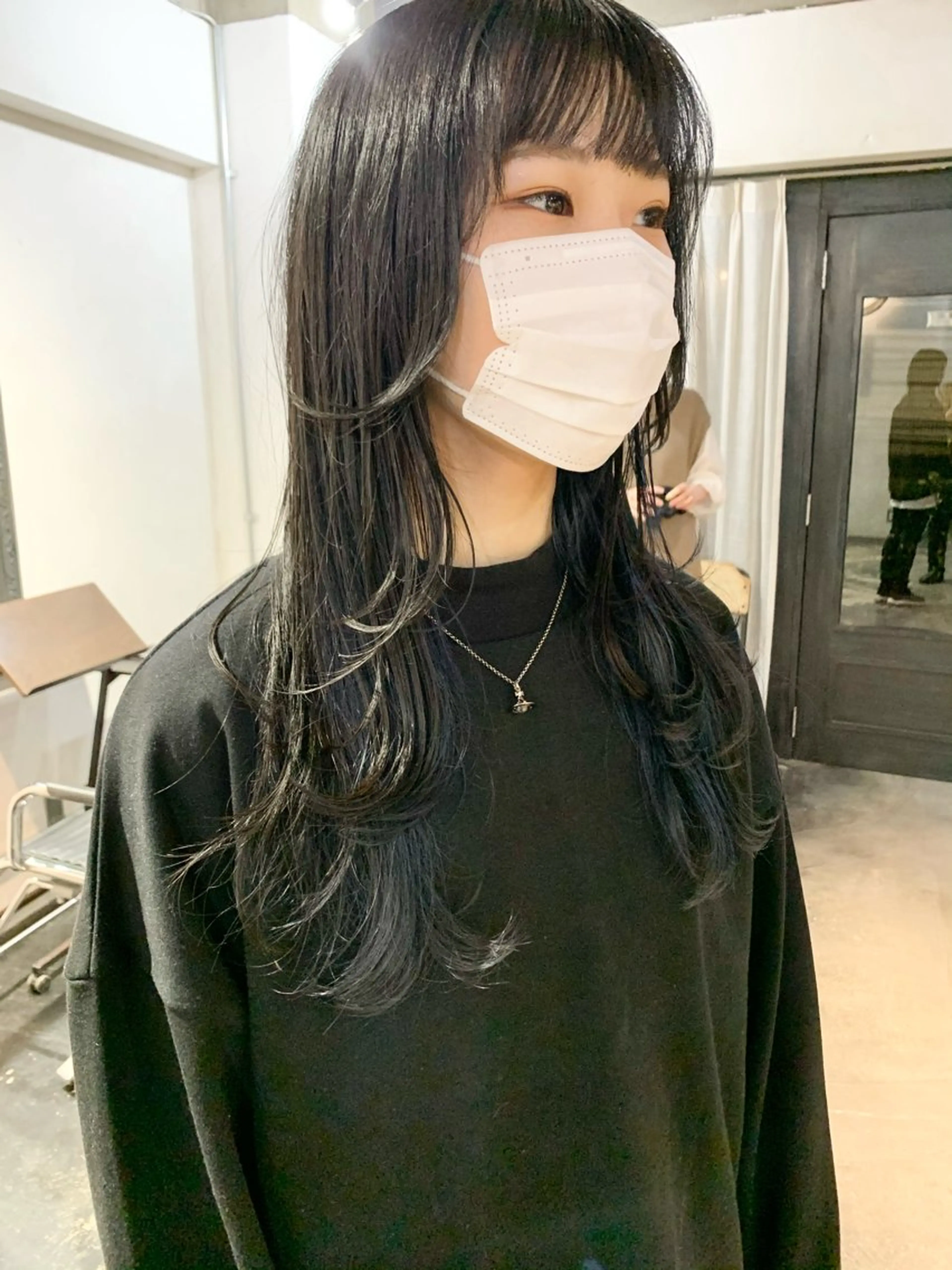 ミディアム ウルフカット カット ヘアカラー トリートメント ショート・ボブ ・ウルフ✂︎IMAIのヘアスタイル
