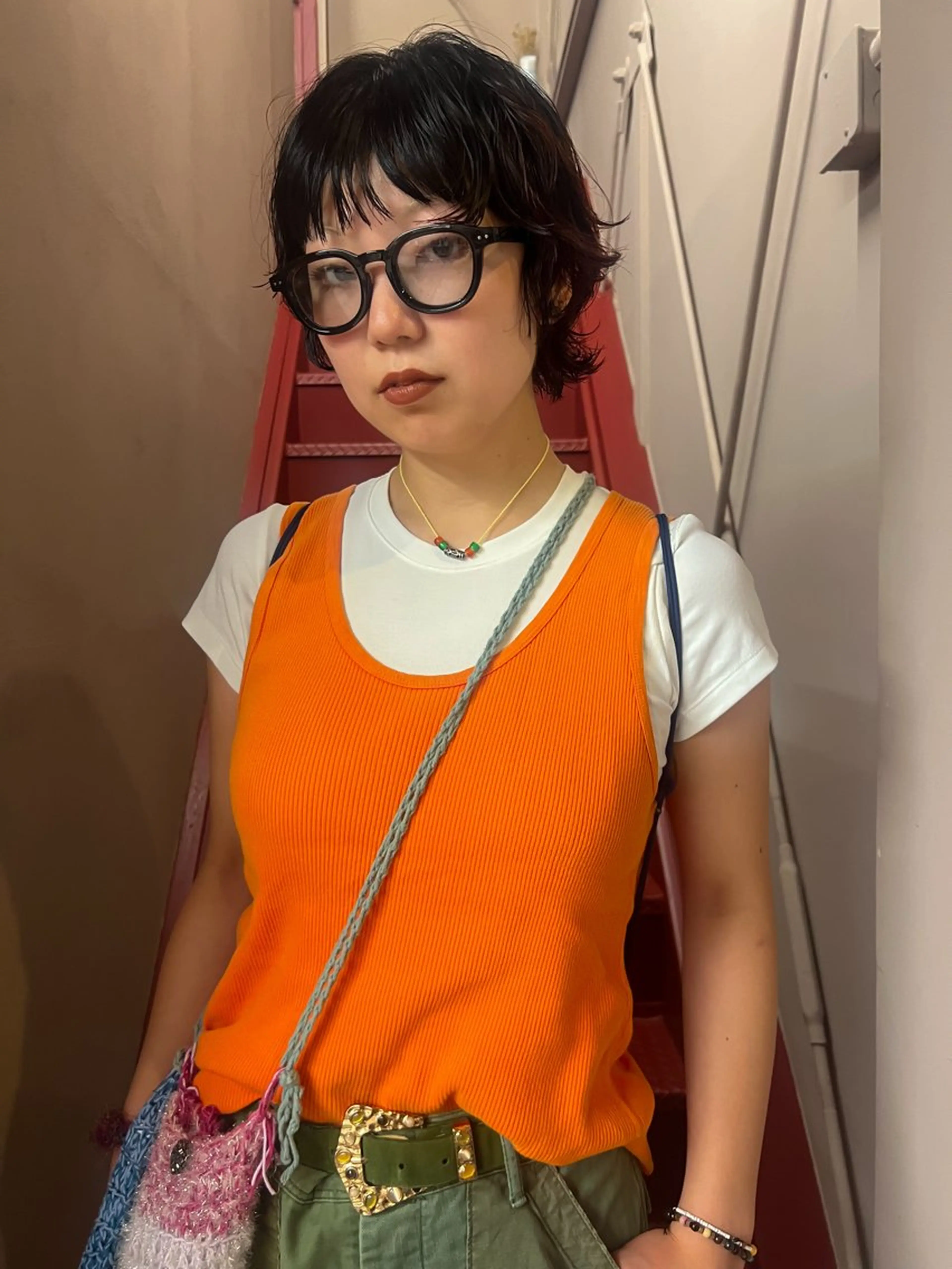 ショート カラー にこ /iciのヘアスタイル