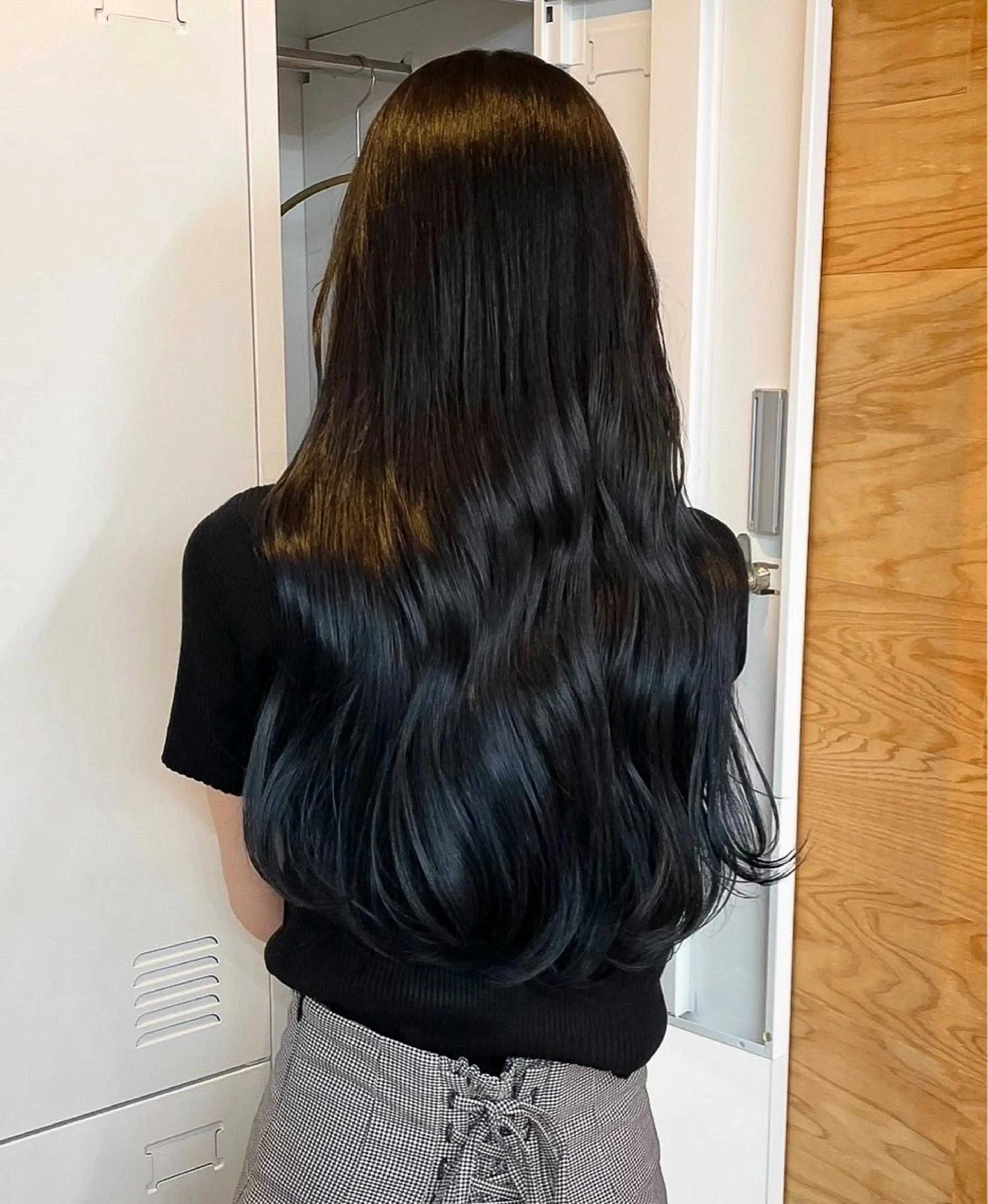 ロング カット ヘアカラー トリートメント 榛葉 夢乃のヘアスタイル