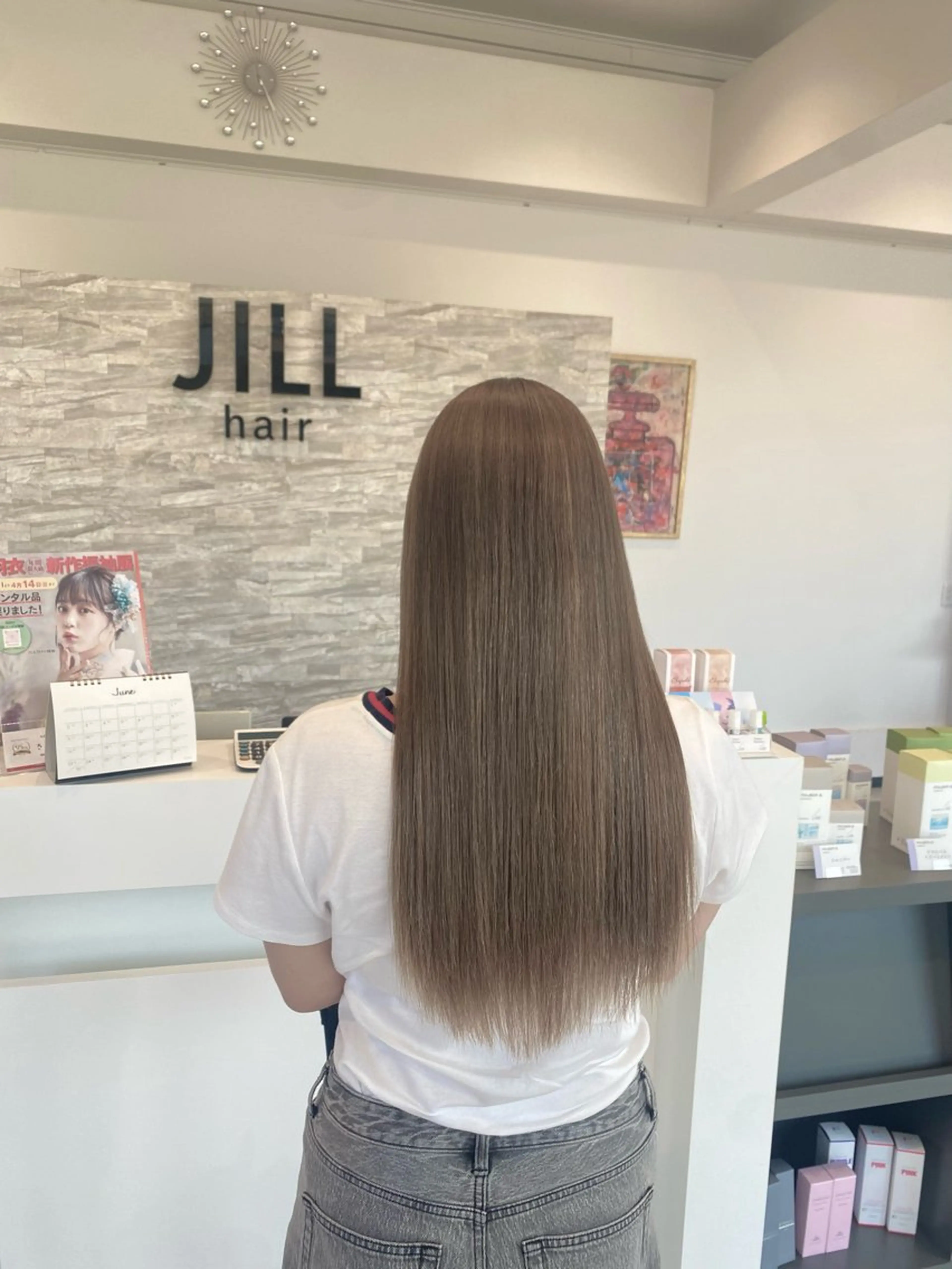 ロング ヘアカラー JILL    hair所属・maki💖 暖色カラーのヘアスタイル