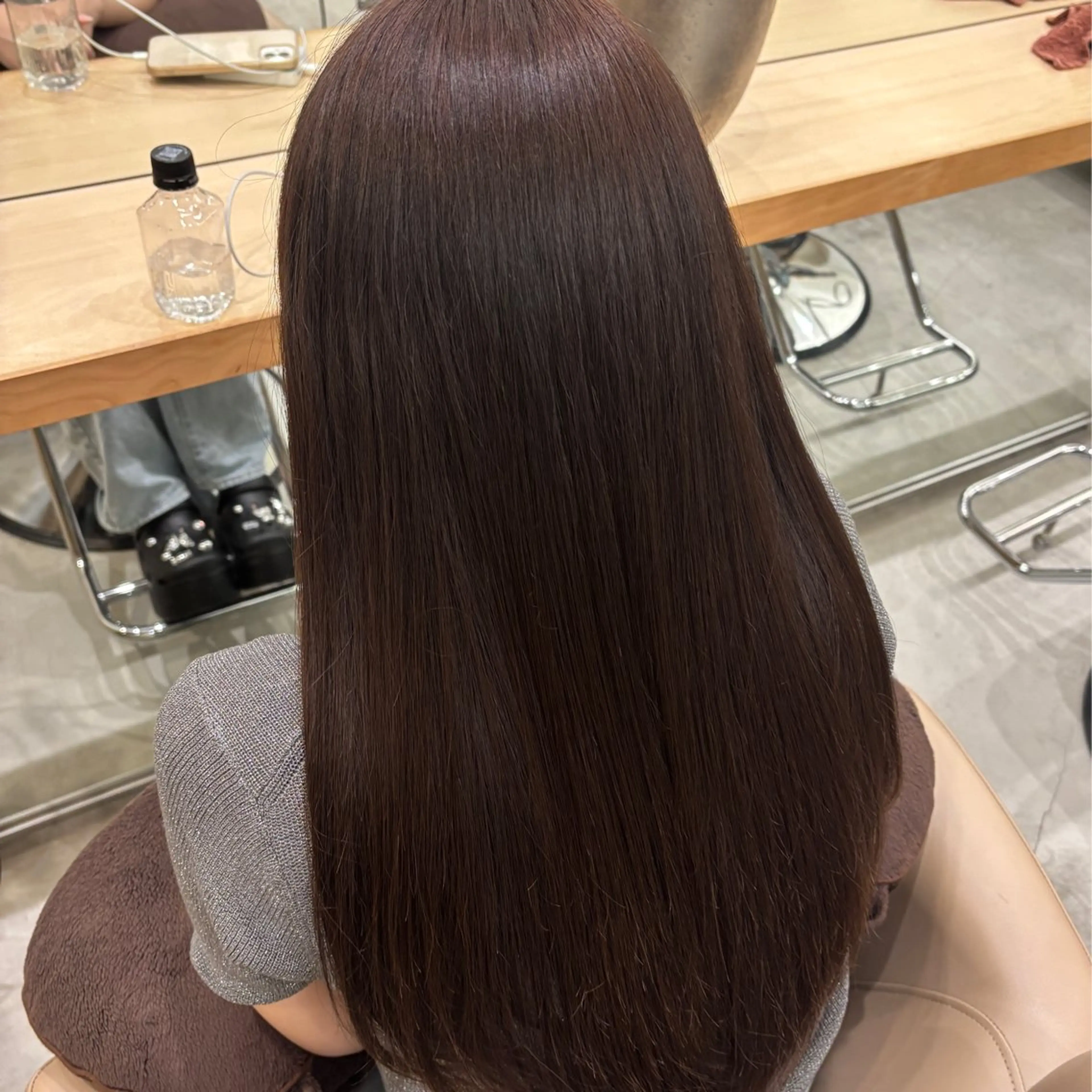 ロング カラー rion🪽 /ワンカラーのヘアスタイル