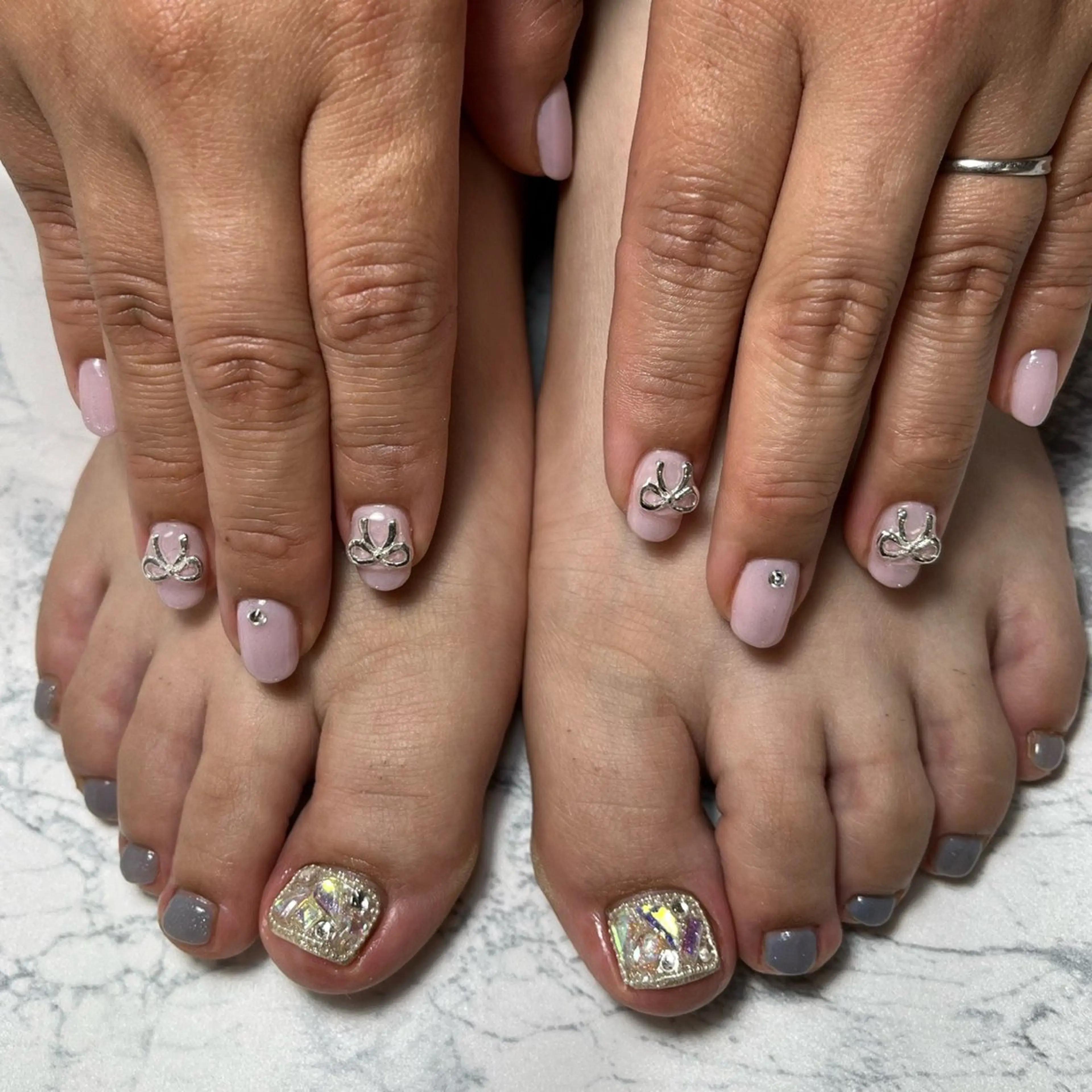 ネイル ハンドネイル フットネイル ♛ Meliaのネイルデザイン