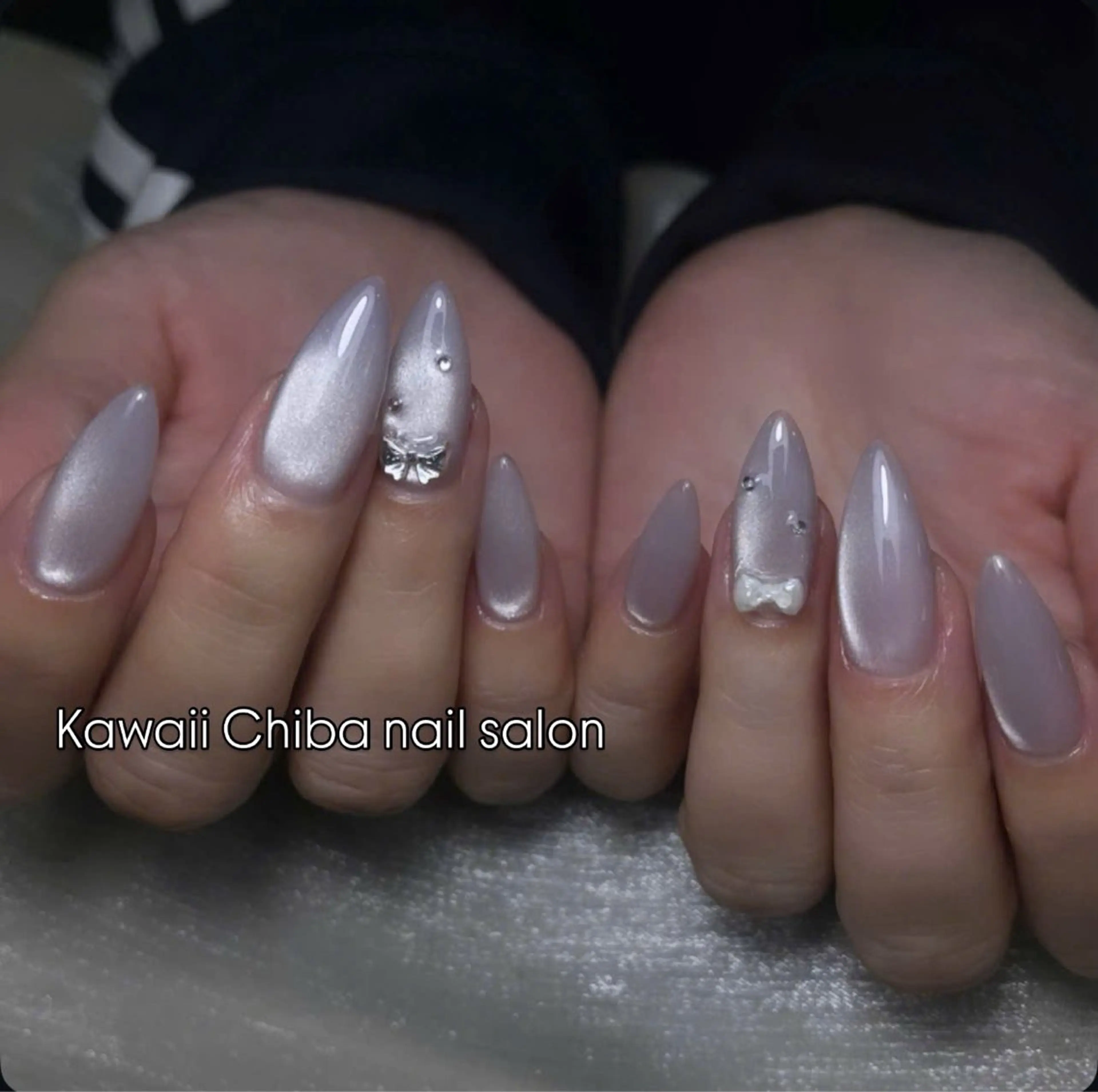 ネイル アートネイル ジェルネイル ガーリー ハート キラキラネイル Kawaii _Nailのネイルデザイン