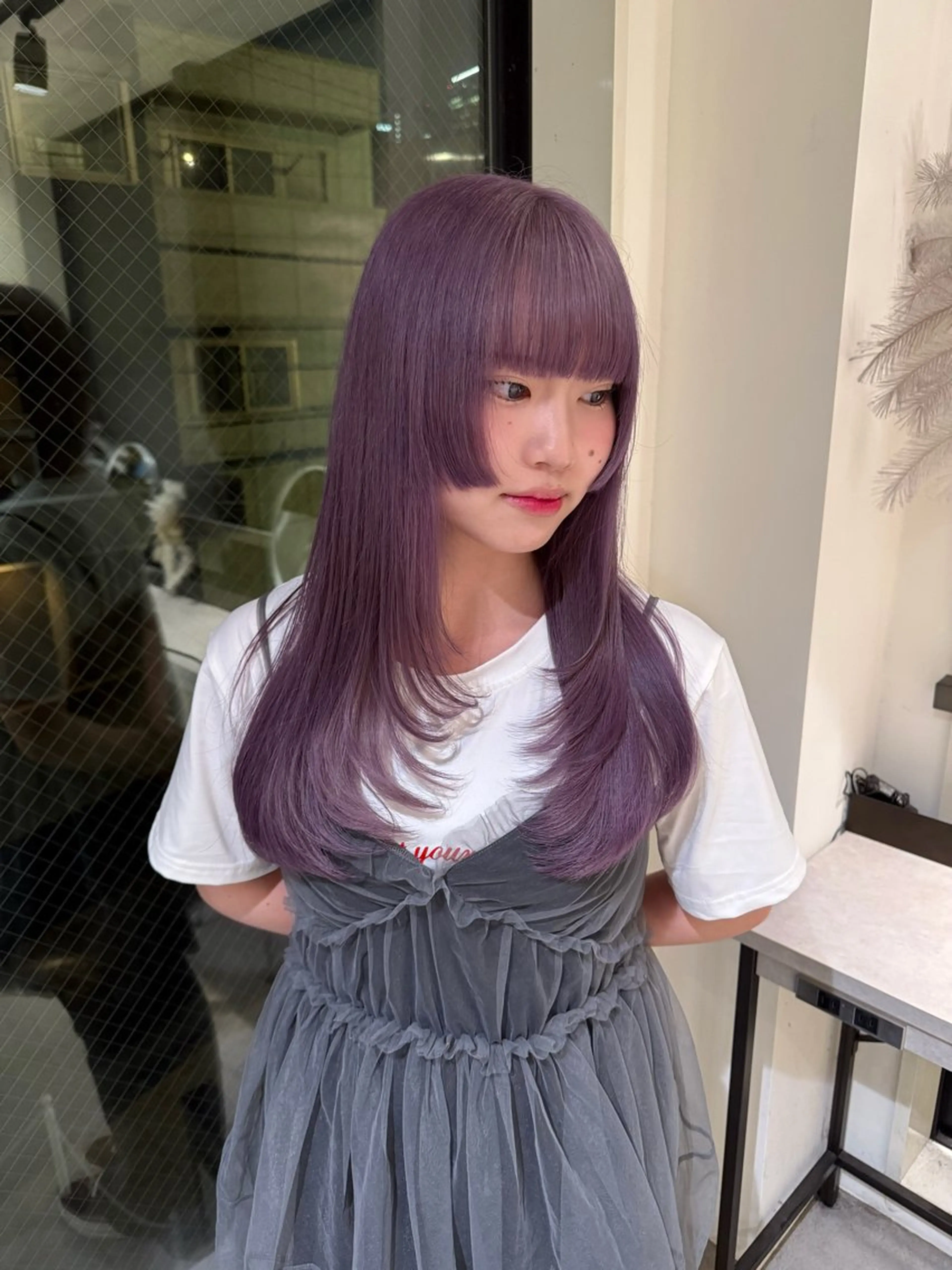 ロング カラー ヘアカラー Qin所属・ハイトーン特化 🌟  ミキのヘアスタイル