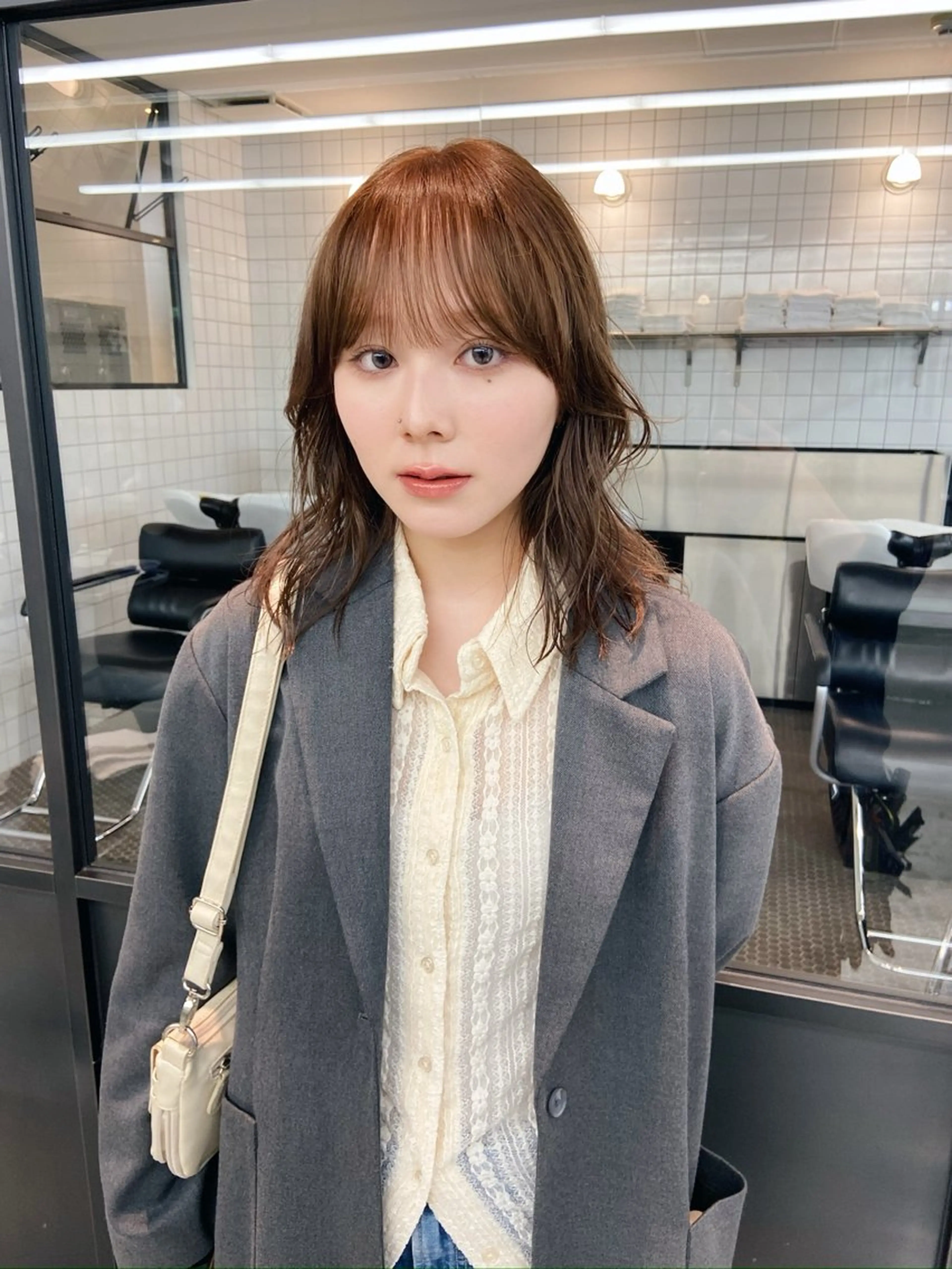 カラー ベージュカラー ヘアカラー rikuto カラー/パーマのヘアスタイル