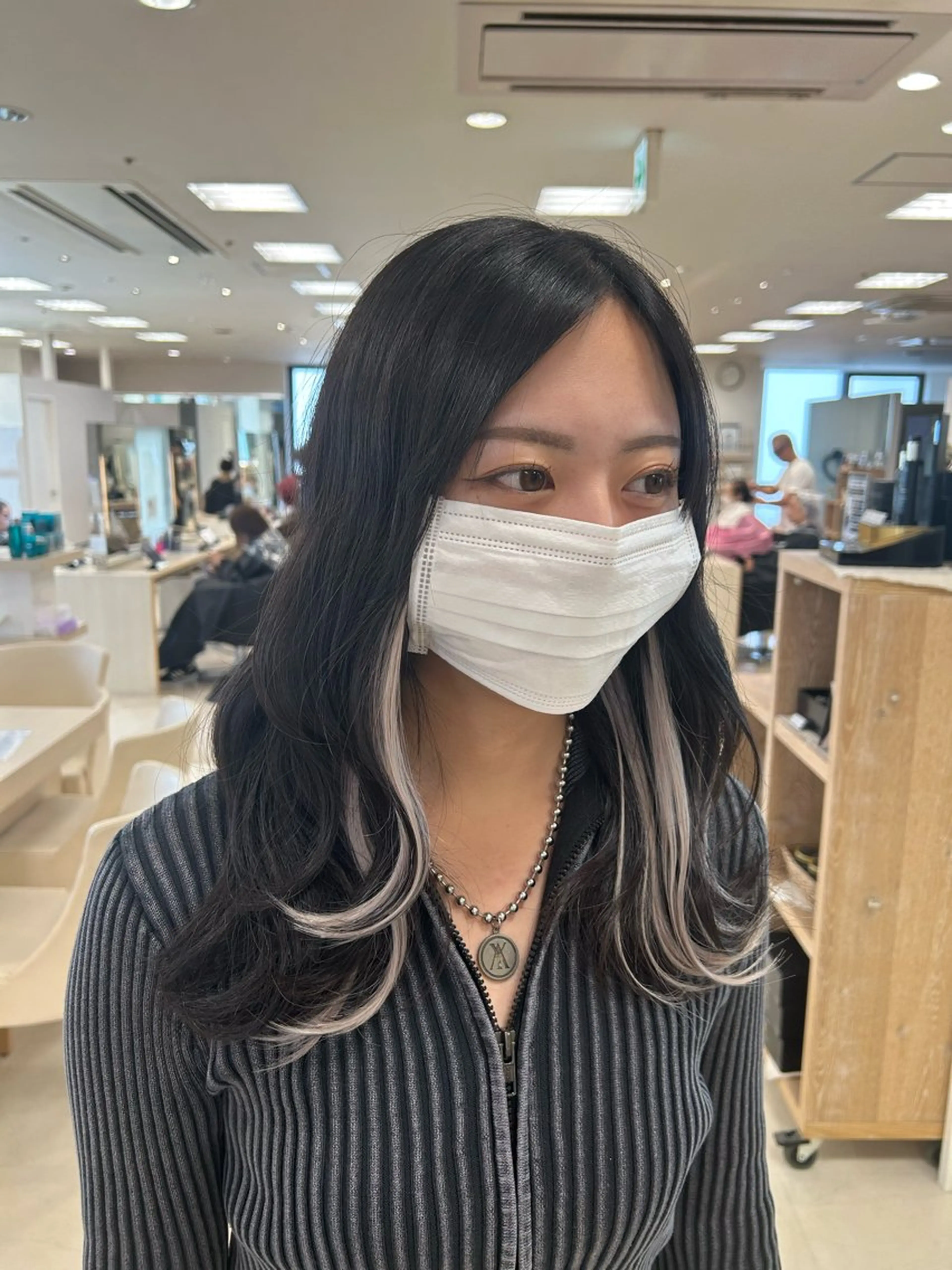 エクステ 💜暖色系カラー/ ブリーチカラー💜のヘアスタイル