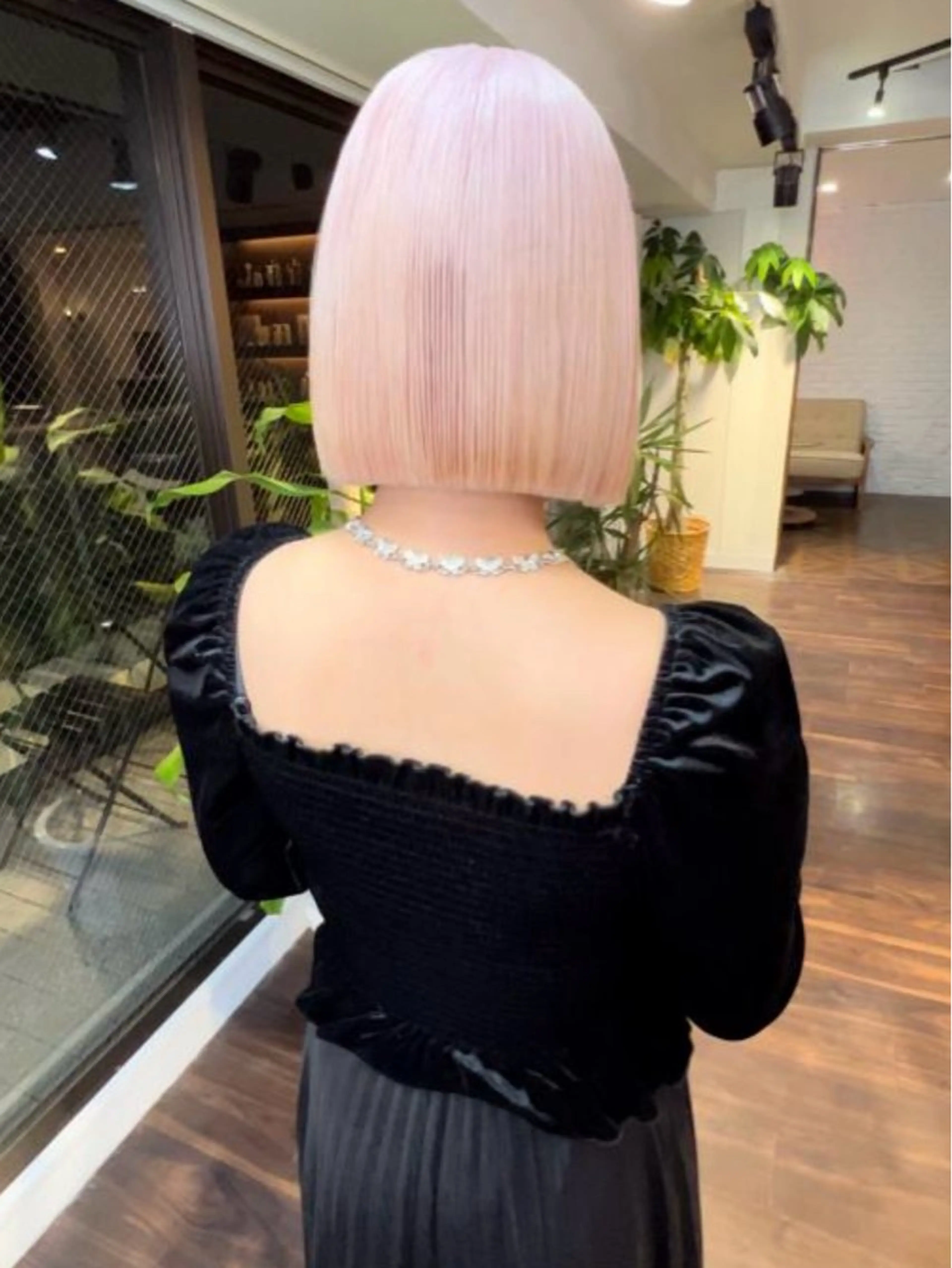 ミディアム カラー ヘアアレンジ カット ヘアカラー 縮毛矯正ブリーチ/ ベージュmamiのヘアスタイル