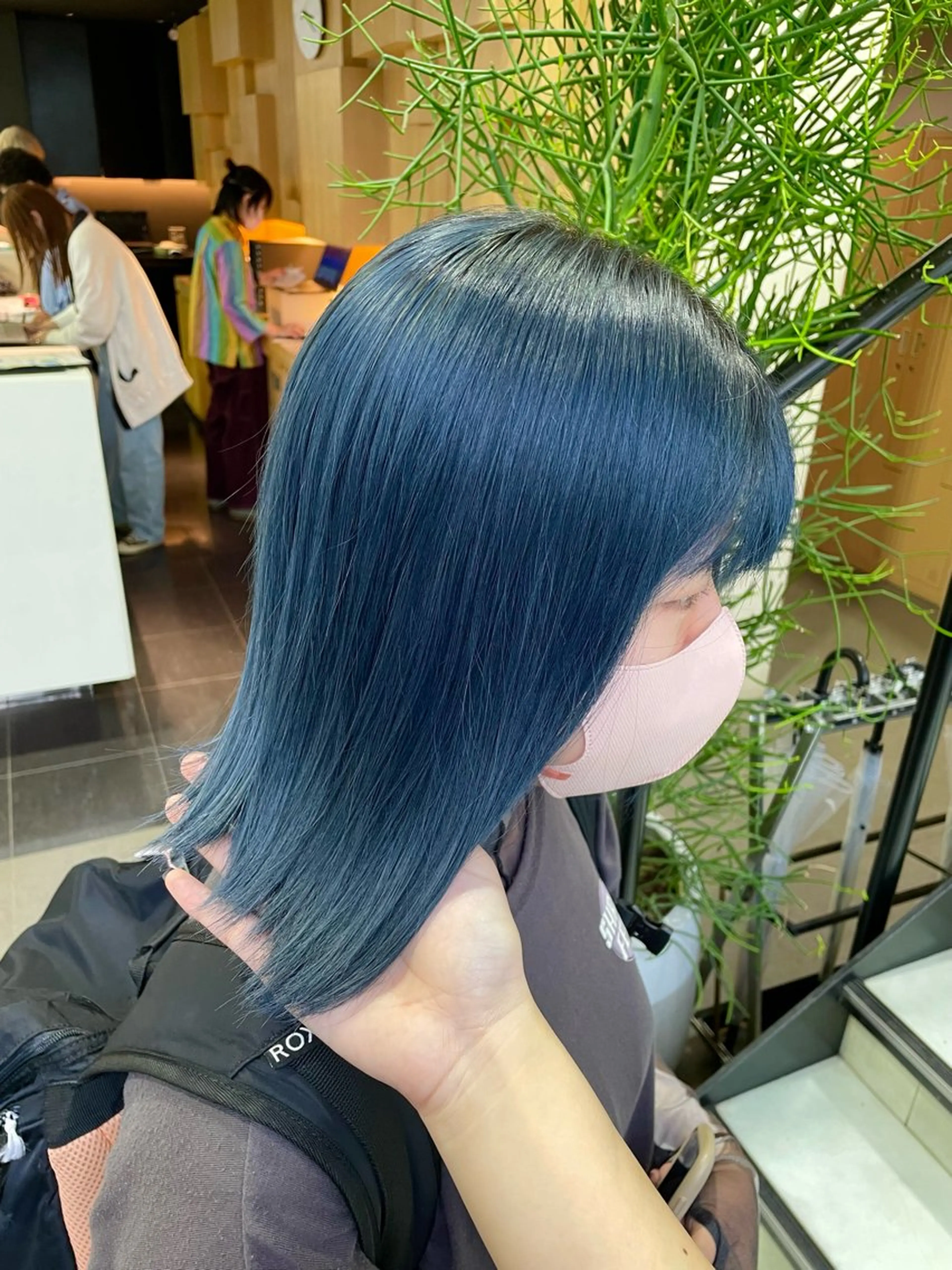 セミロング ハギワラ ミナコのヘアスタイル