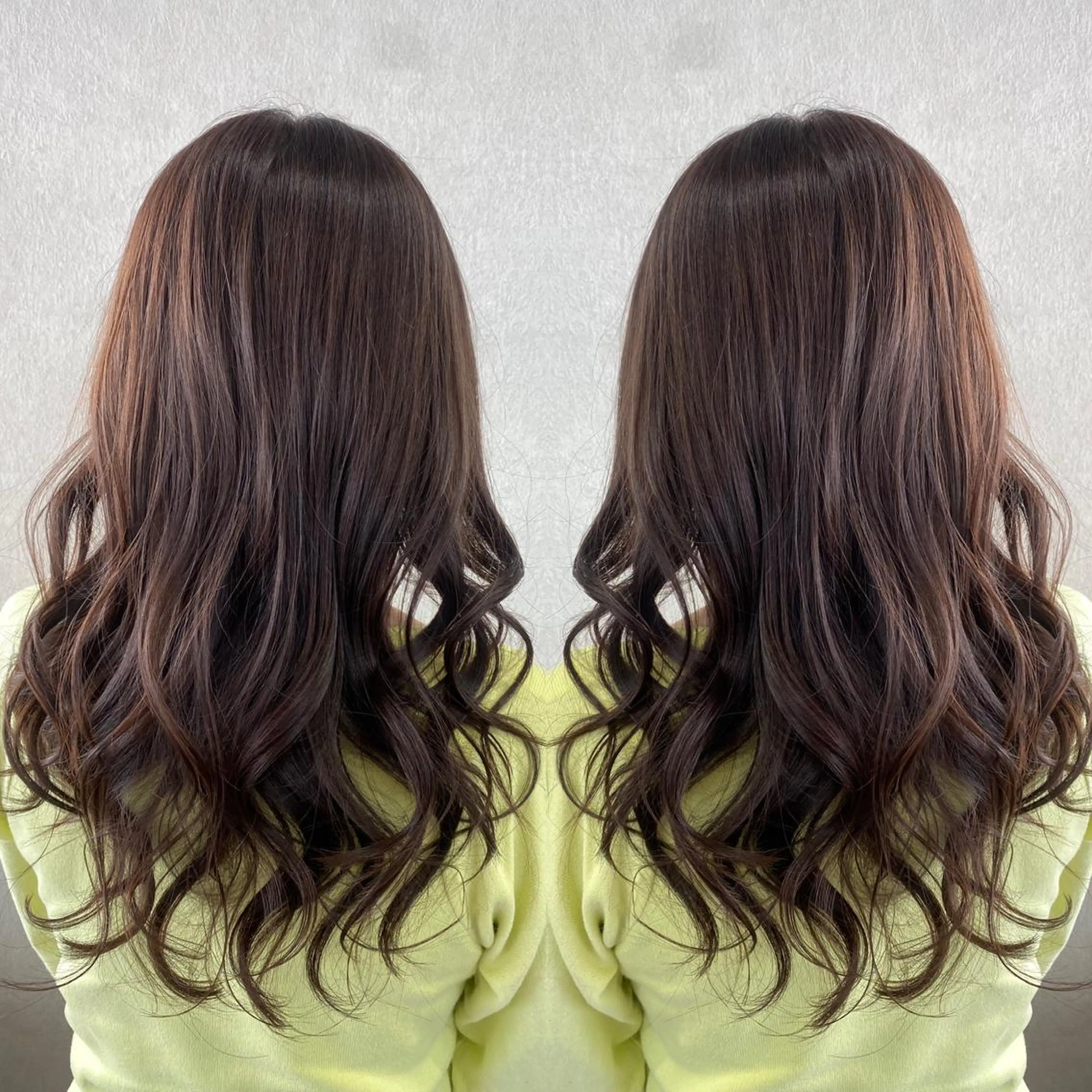 ロング カラー カット トリートメント tocca 💜石田愛結💜のヘアスタイル