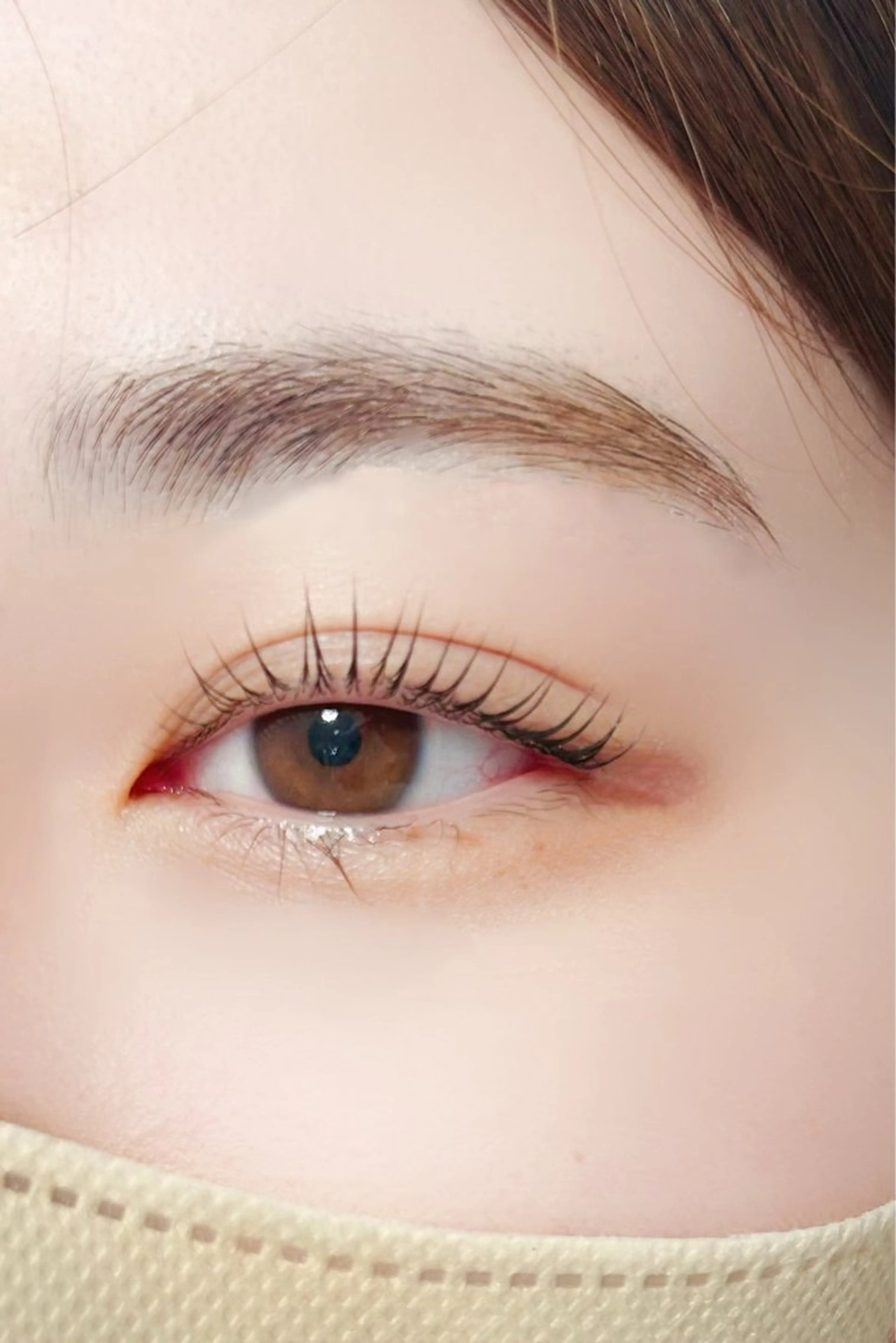 《平日2名様限定📌🎀》まつ毛パーマ美容液ケア付【まつげパーマ】【束感】の写真