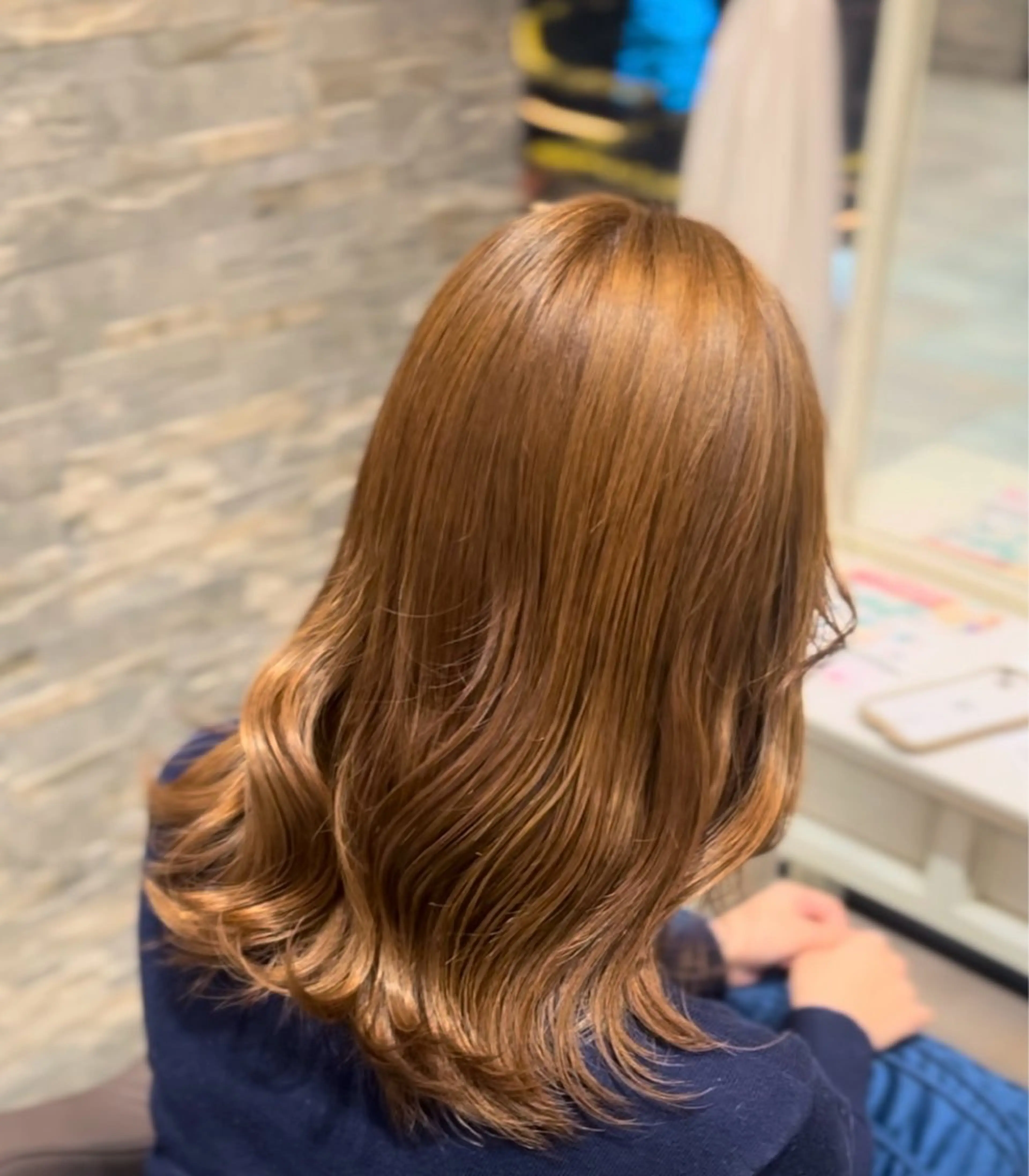 ミディアム 美容室 DEBUT所属・城崎 紗のヘアスタイル