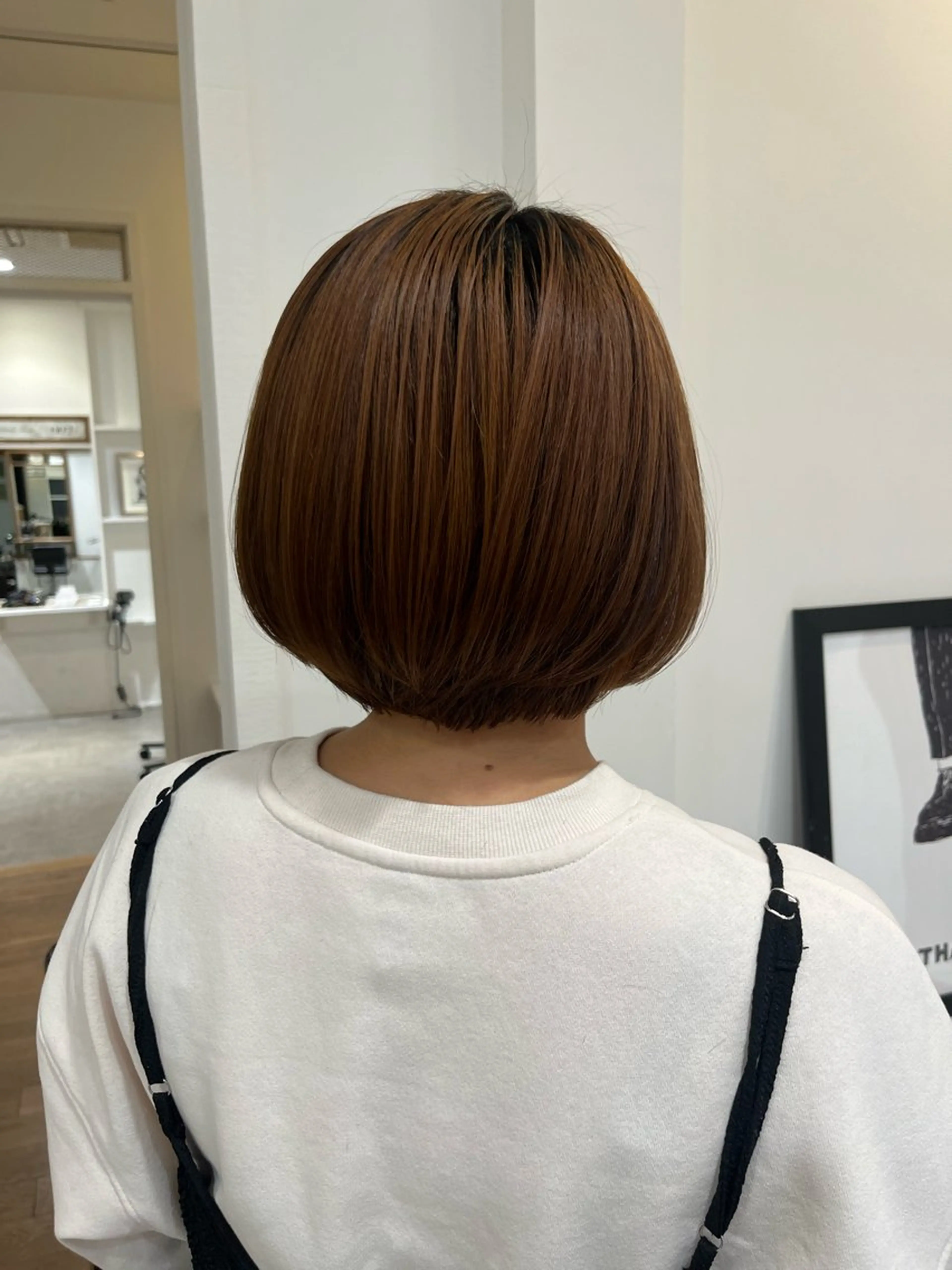 ショート ボブ カット 無料カットモデル‪✨ ✂️Nanami🌷のヘアスタイル
