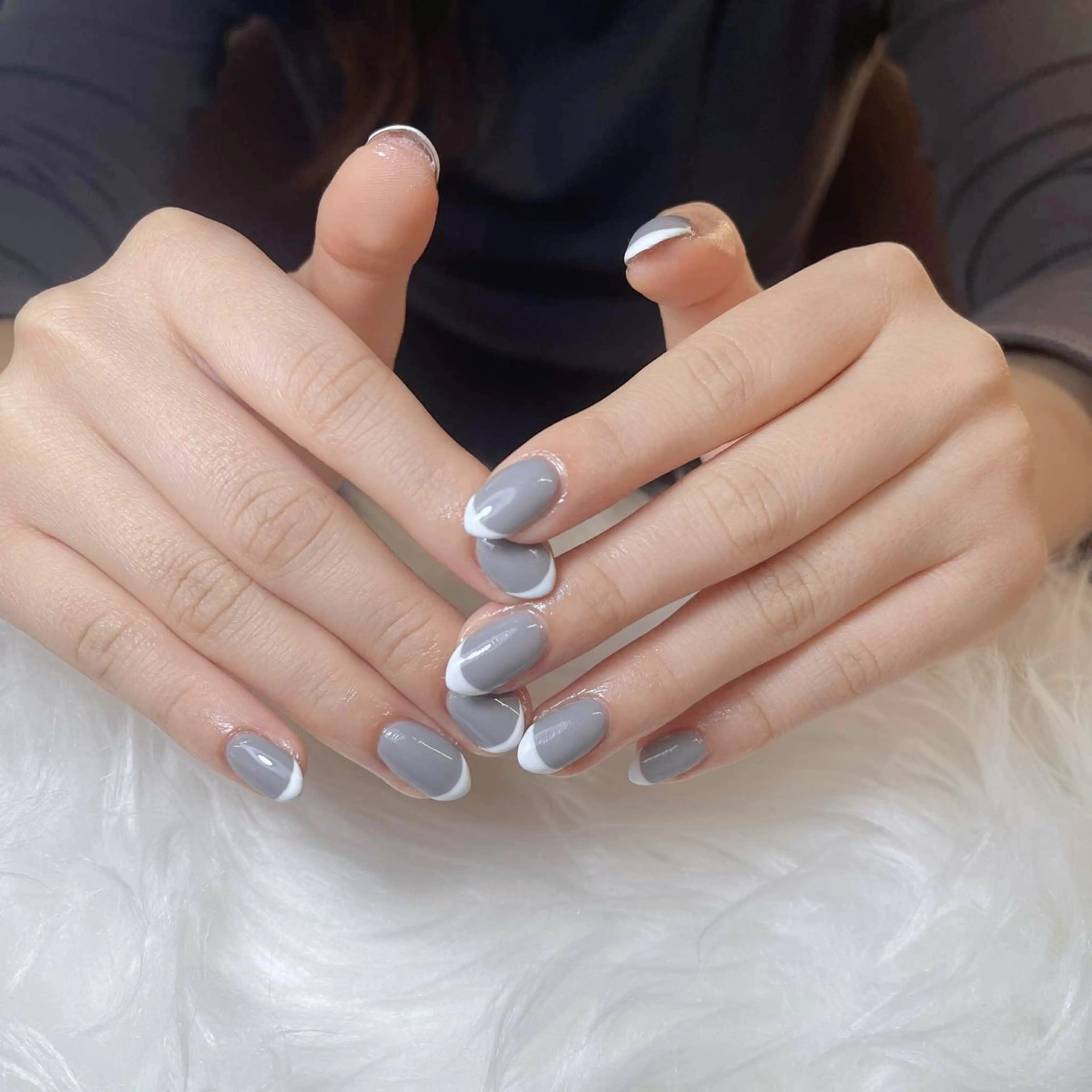 ネイル チークネイル フットネイル フレンチネイル グラデーション 韓国ネイル RibbonNail Staffのネイルデザイン