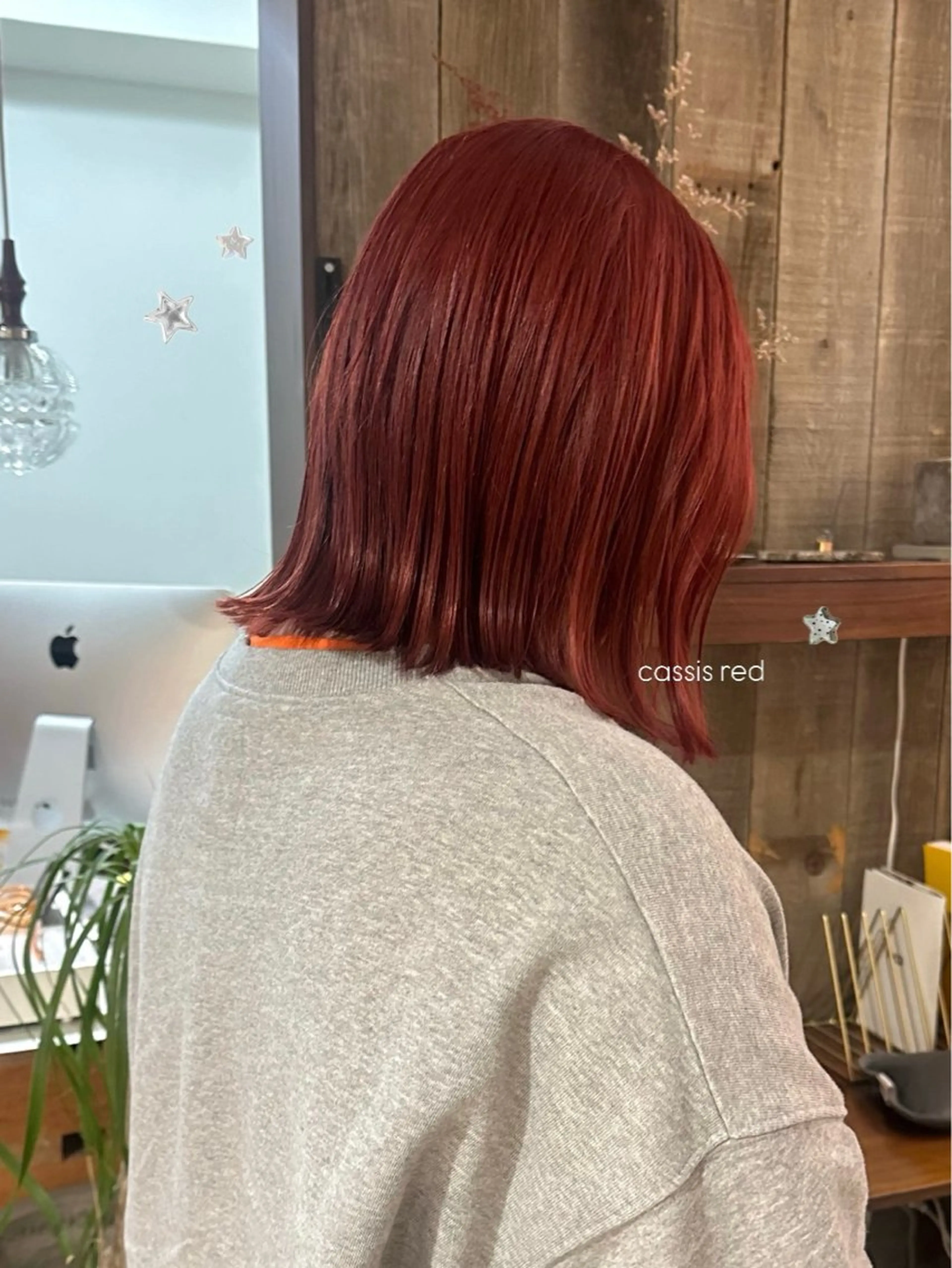 ミディアム カラー ヘアカラー トリートメント 暖色/レイヤーカット 🌙オノユリカのヘアスタイル