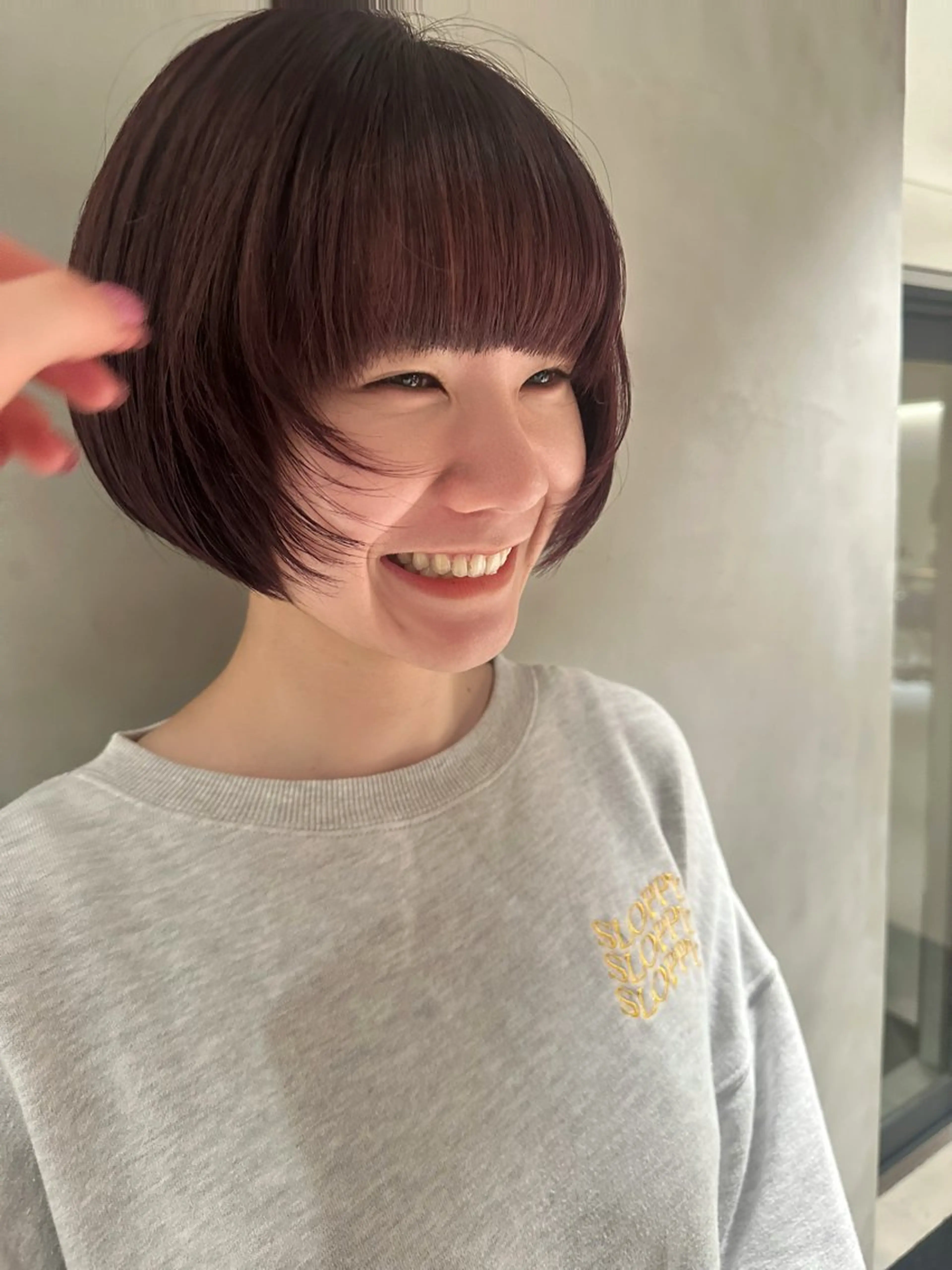 ショート カラー 井上 翠月のヘアスタイル