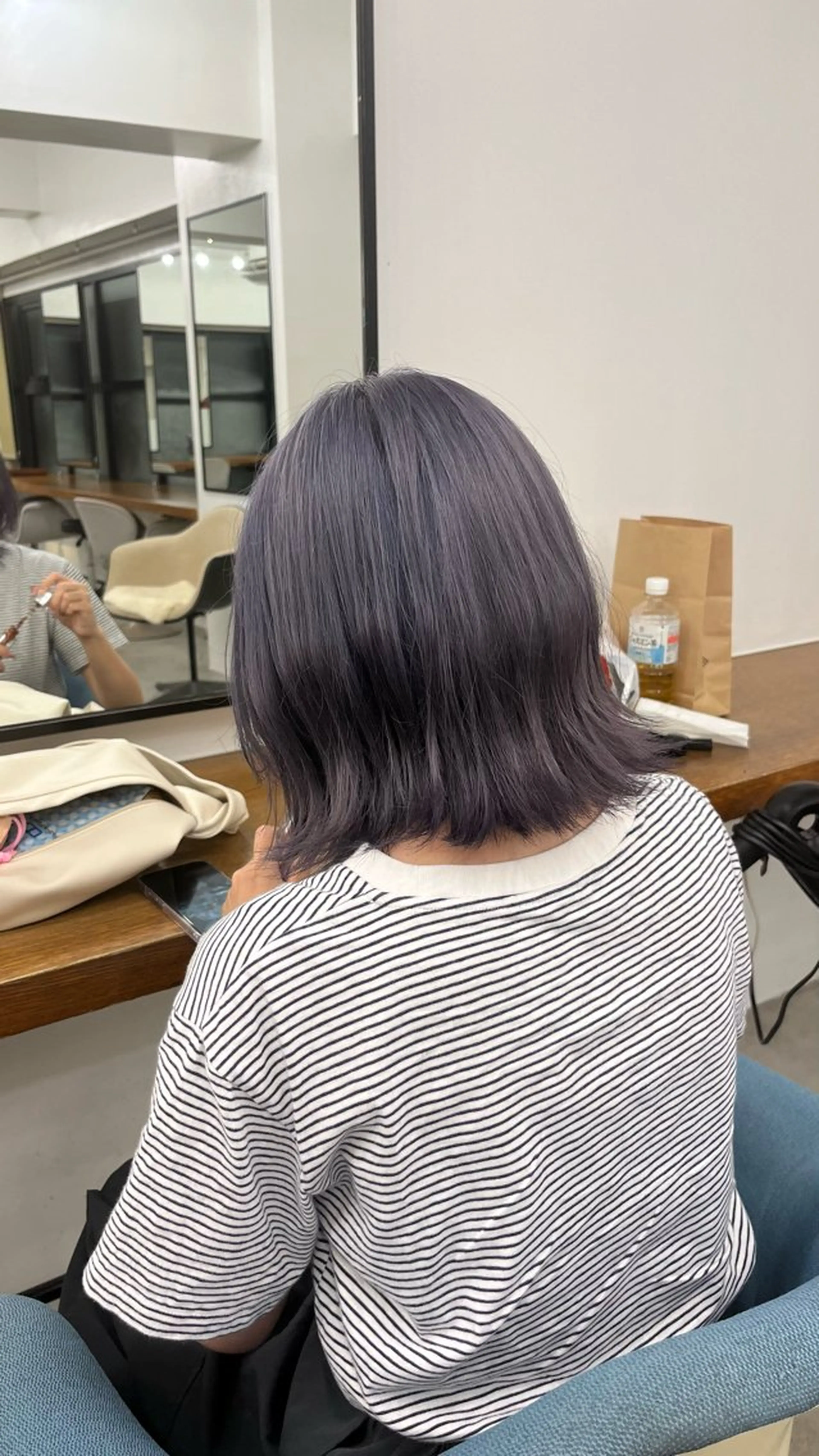 ミディアム カラー ミディアムパーマ ラベンダーカラー ヘアカラー Hair Salon LUCEY所属・成田 最のヘアスタイル