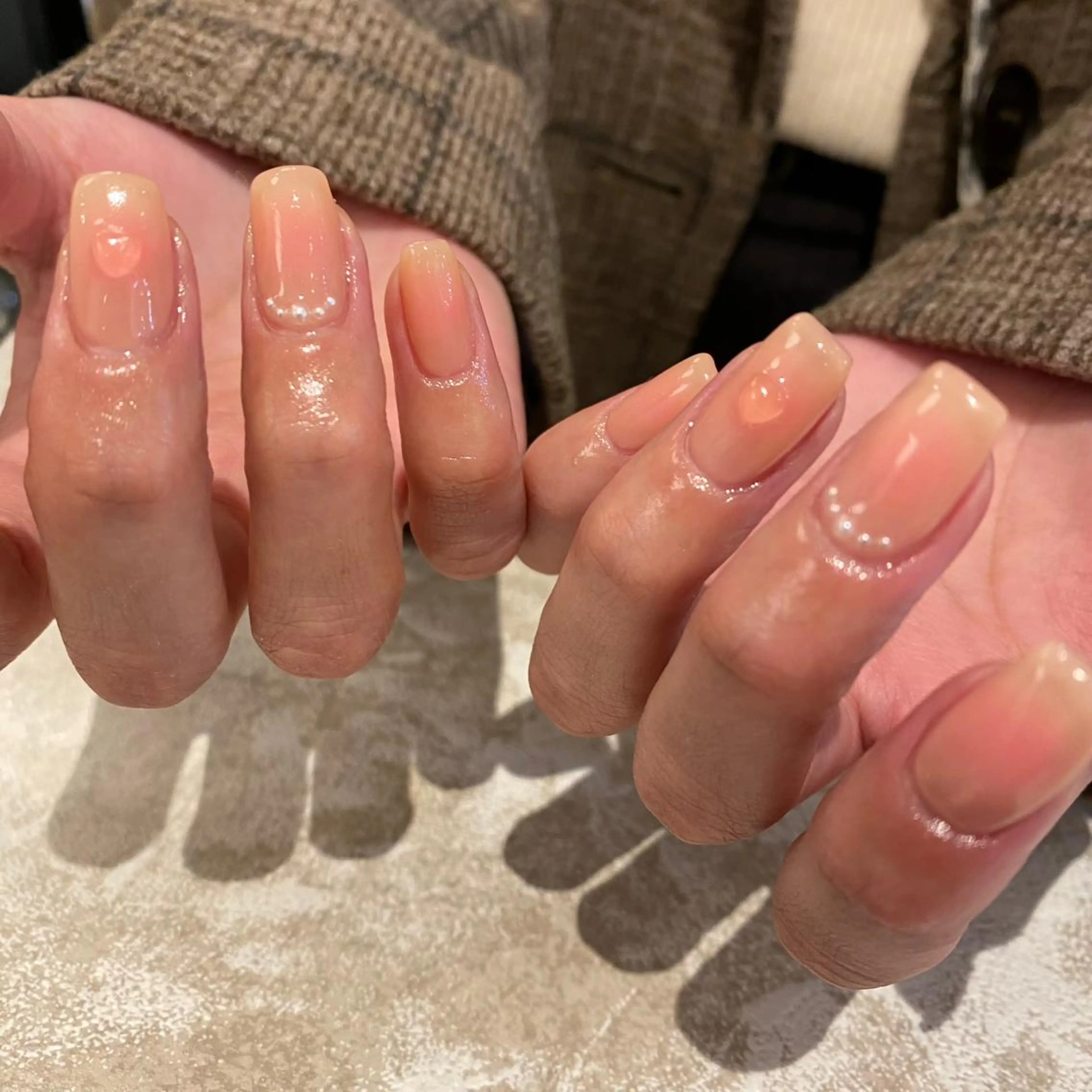 ネイル チークネイル Allure小山店 アミのネイルデザイン