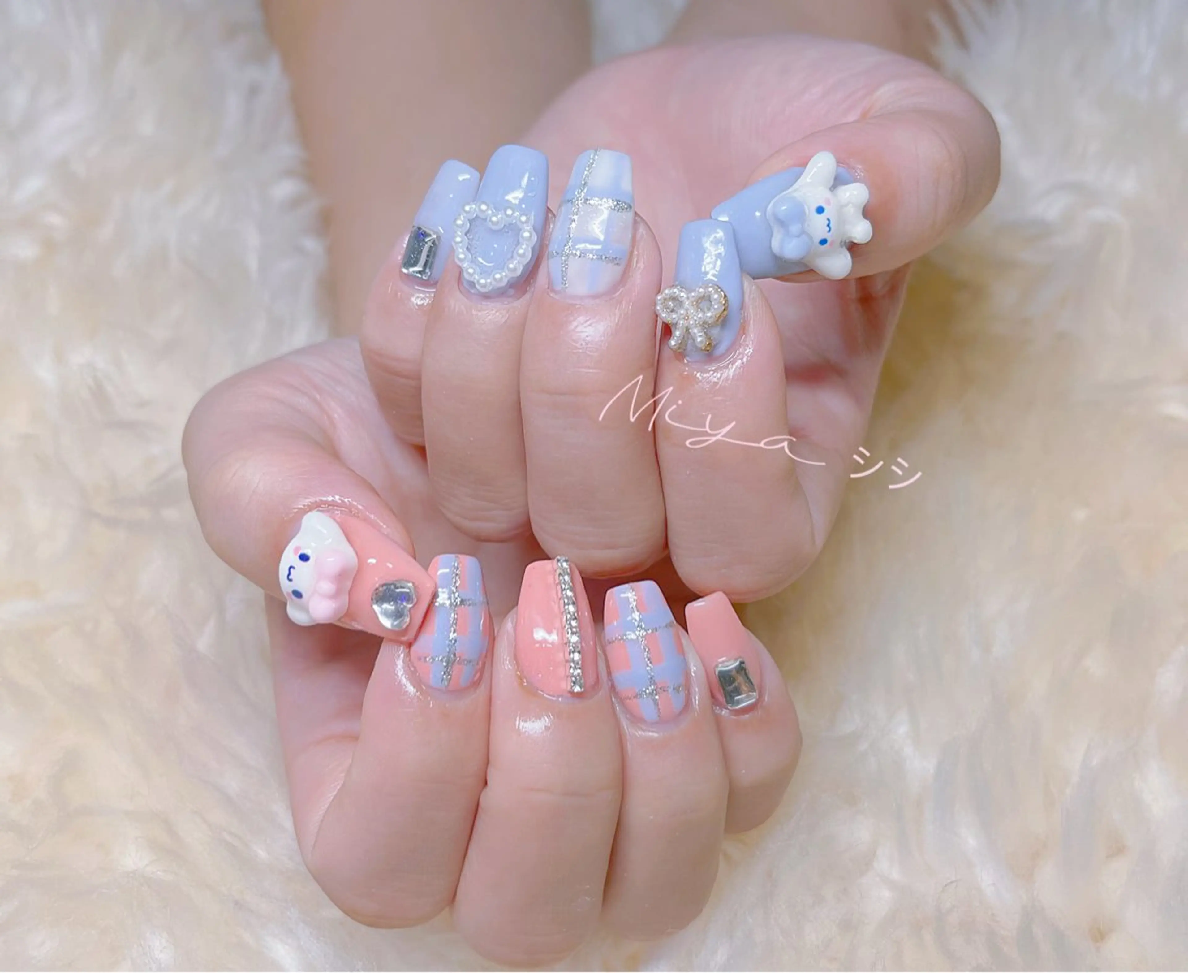 ネイル ハンドネイル MIYA  nail&   eyelash所属・MIYA NAIL シシのネイルデザイン