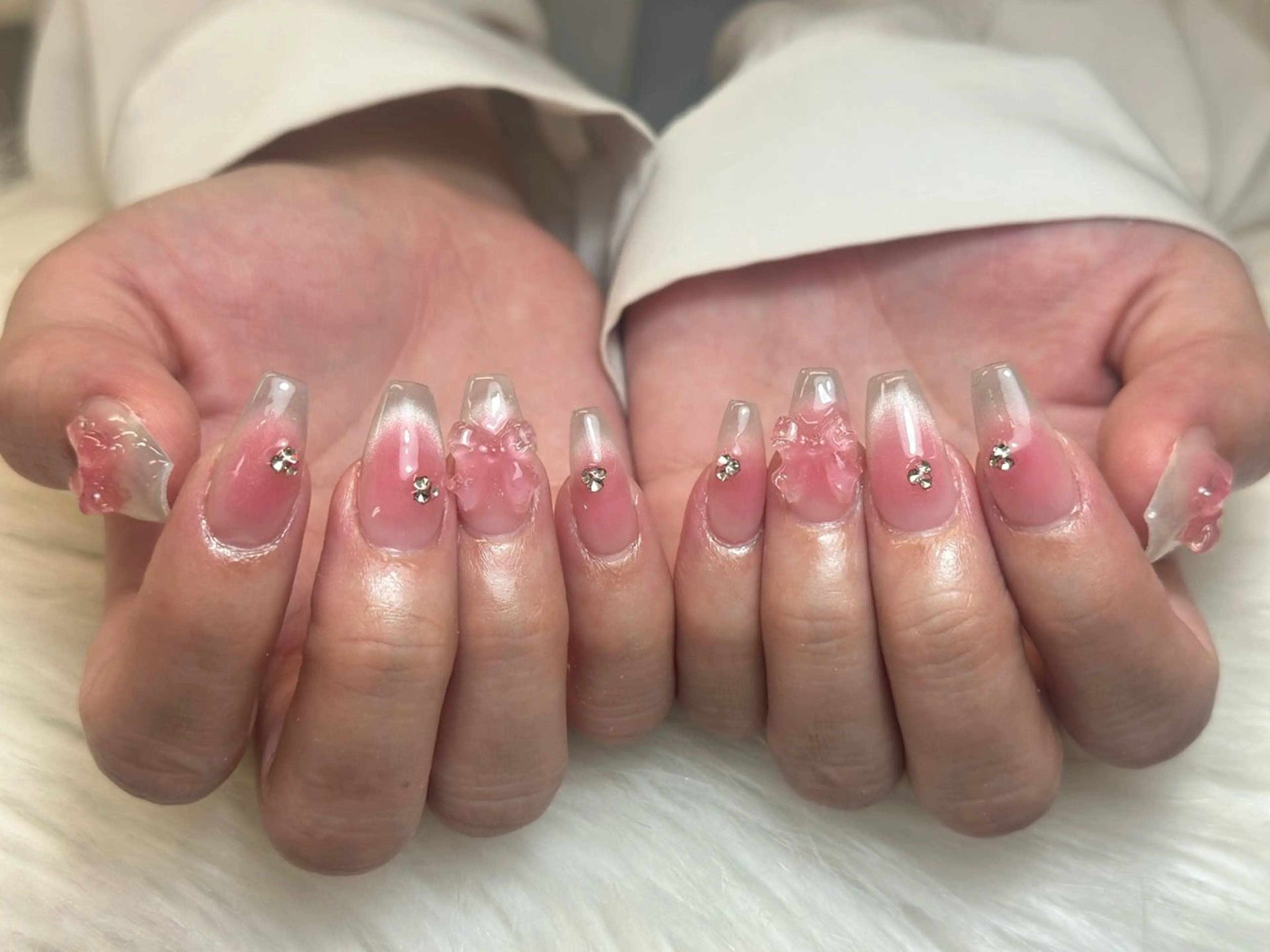 ネイル アートネイル ジェルネイル マグネットネイル ハンドネイル JennNail_ マオのネイルデザイン