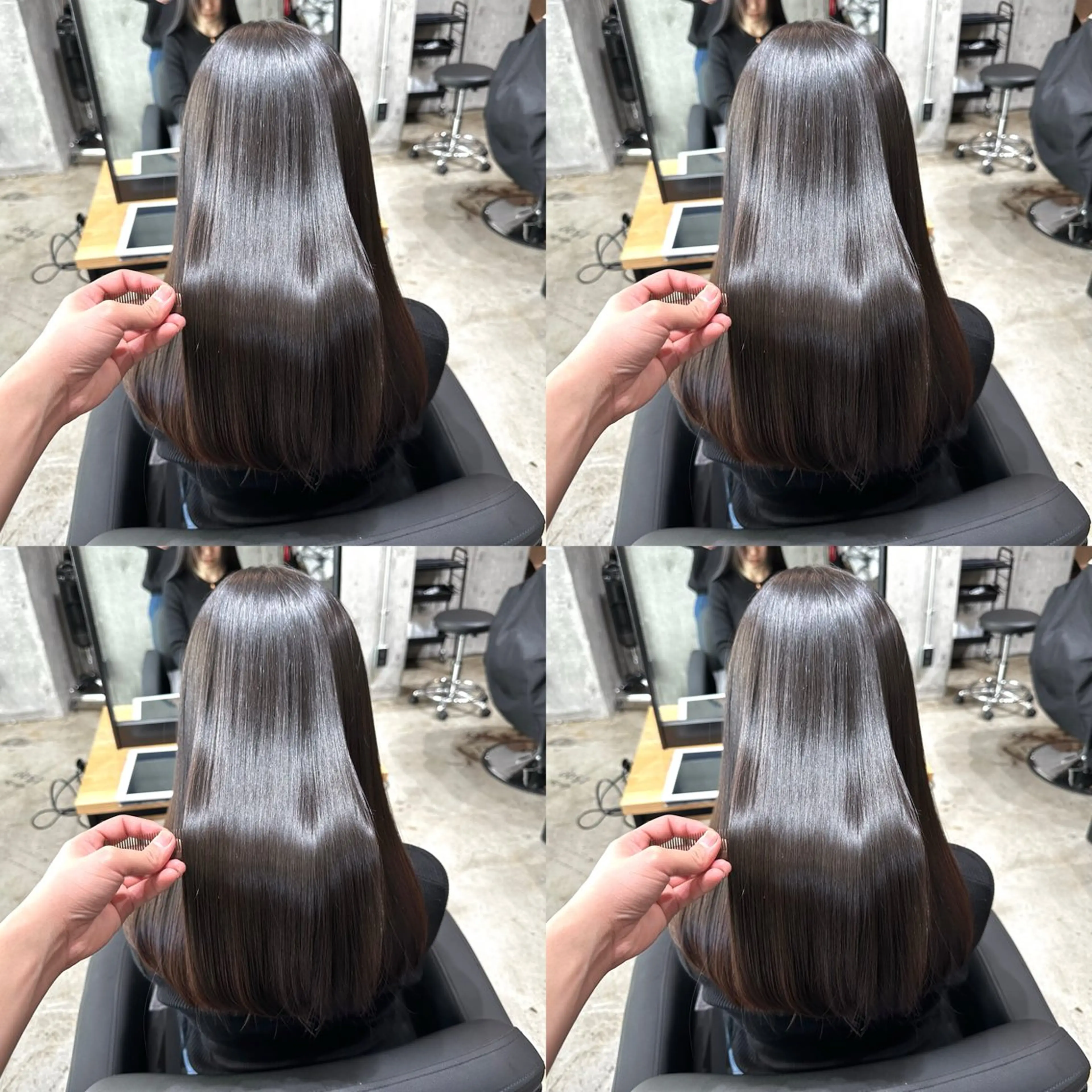 ロング カラー カット ヘアカラー トリートメント ✨髪質改善/ブリーチ /ショート高山のヘアスタイル