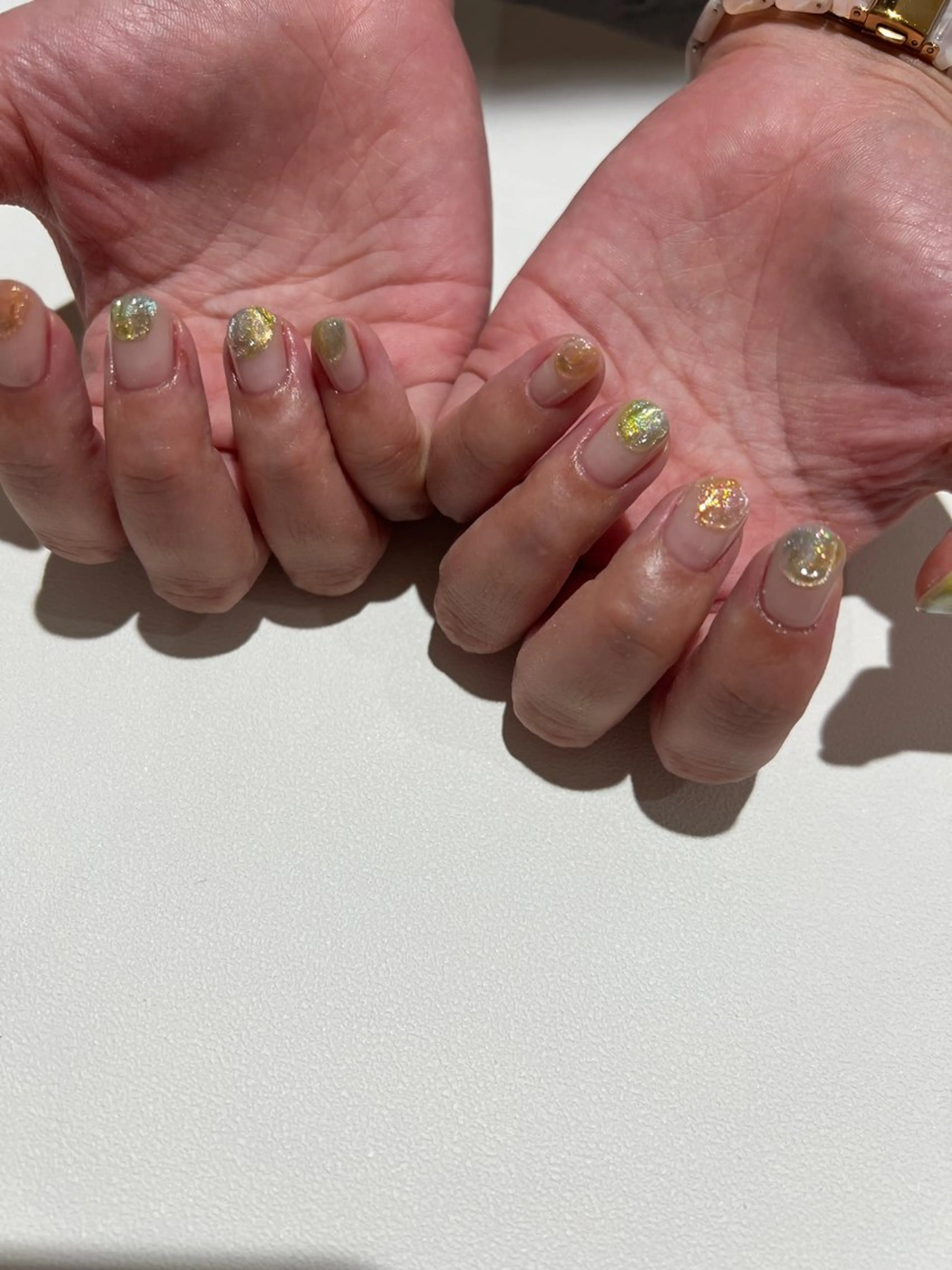 ネイル ニュアンスネイル GLAD nail 新宿のネイルデザイン