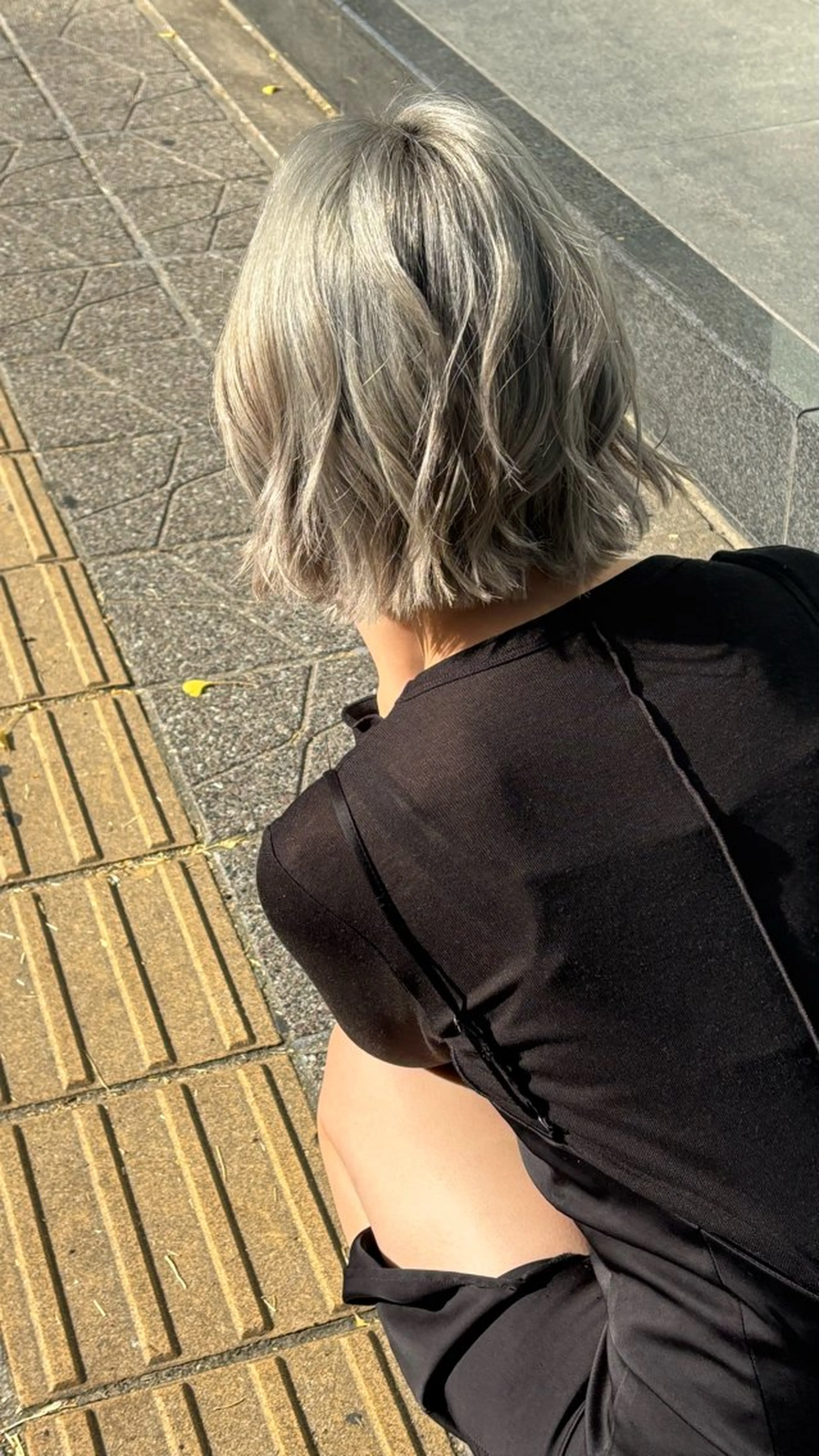 ミディアム カラー ヘアカラー 🍓ハイトーンカラー 🎀nene🍓のヘアスタイル