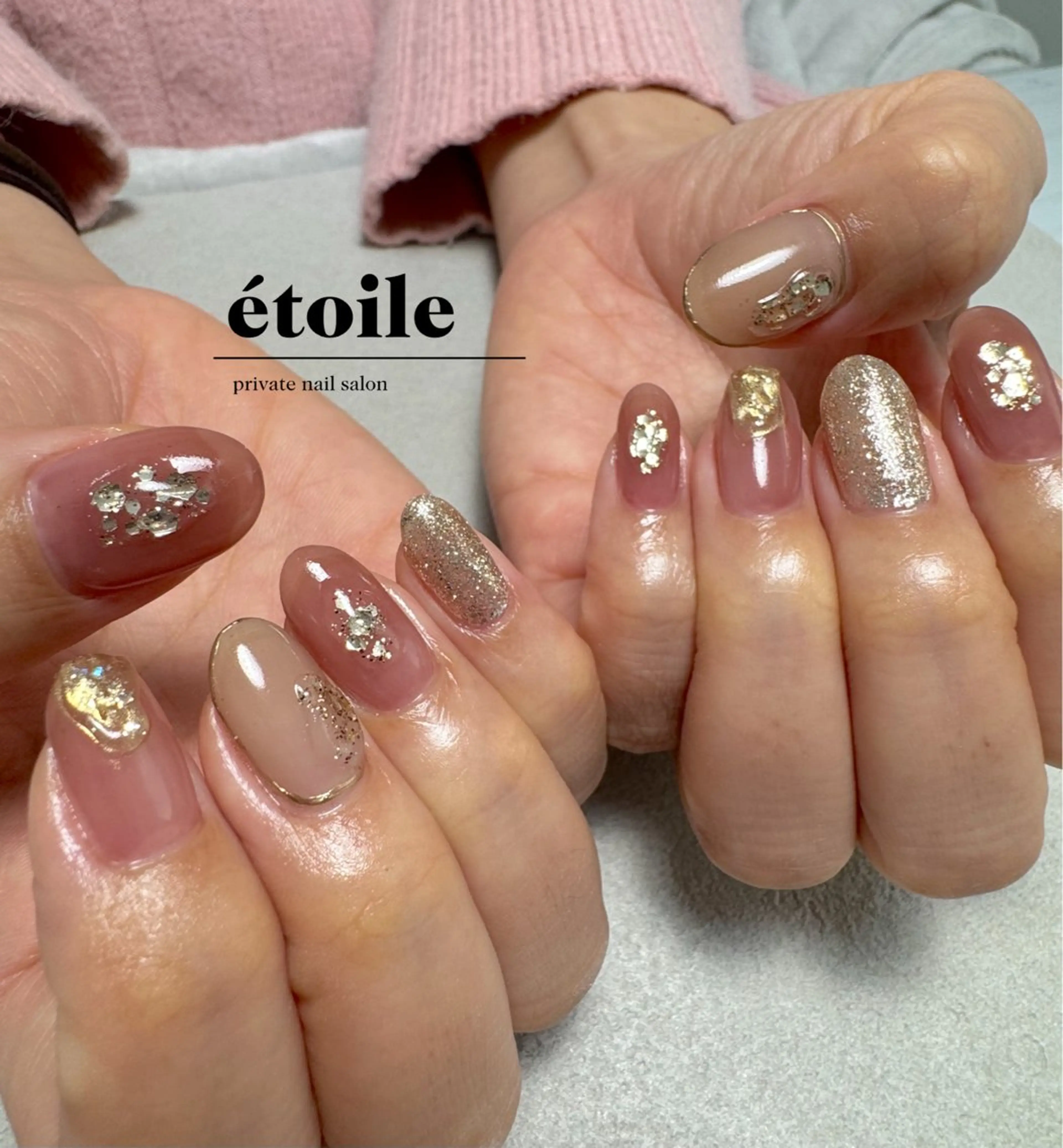 ネイル ニュアンスネイル ハンドネイル étoile ｜ayaのネイルデザイン