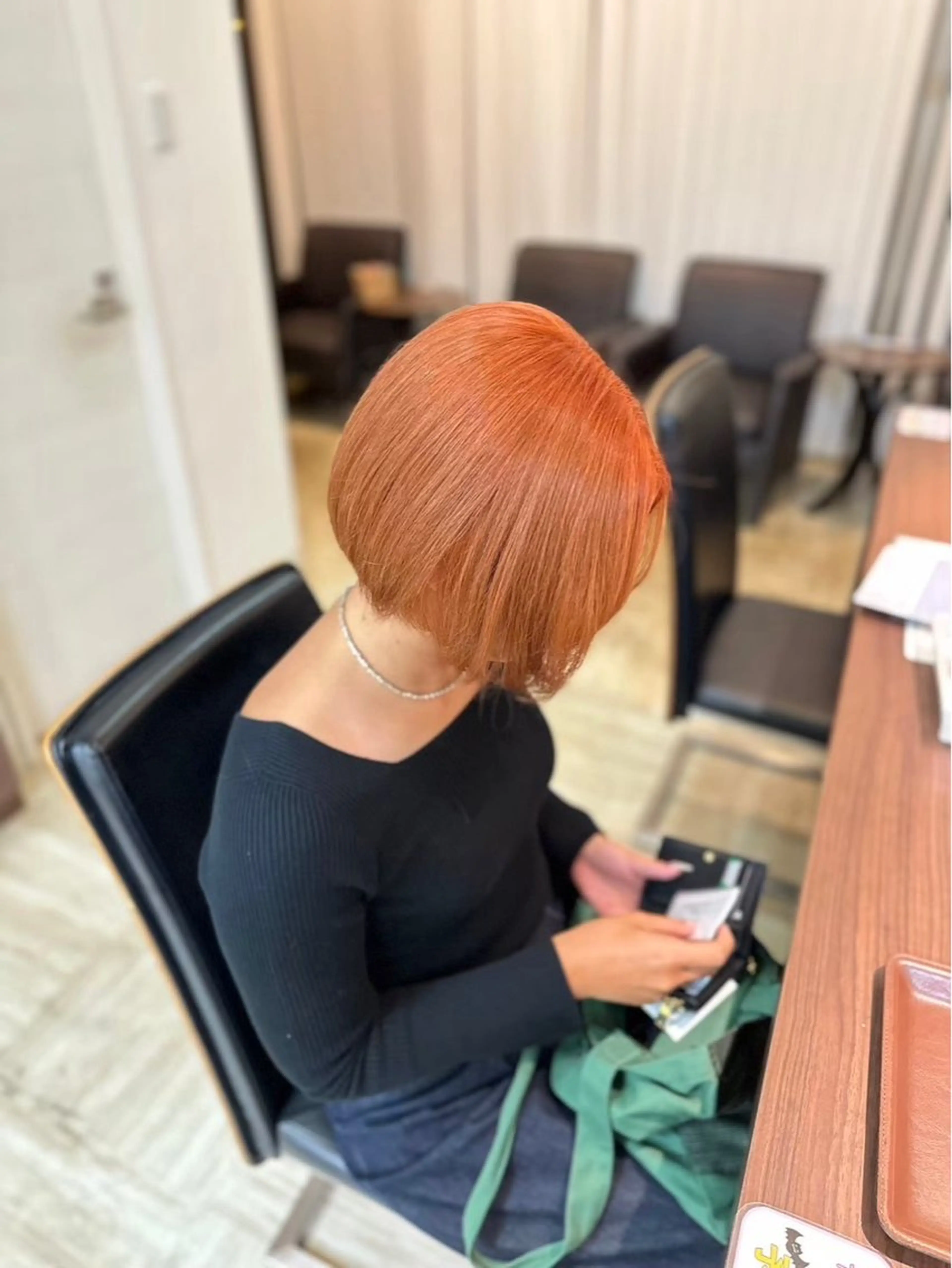 カット＋イルミナカラー＋超音波エミームトリートメント✂️🎀✨の写真