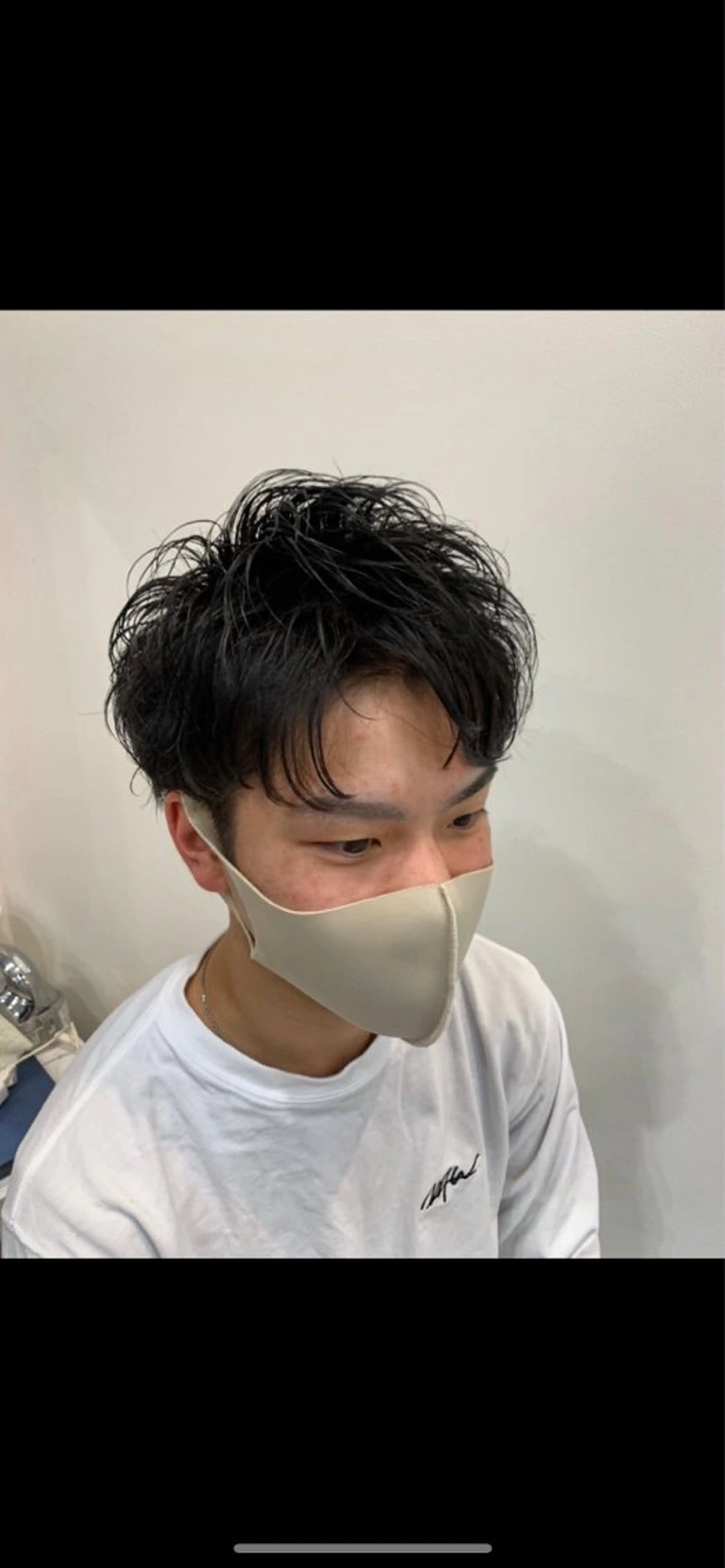 パーマ メンズ カット パーマ ✨トレンド特化美容師 WILL上村　拳吾のヘアスタイル