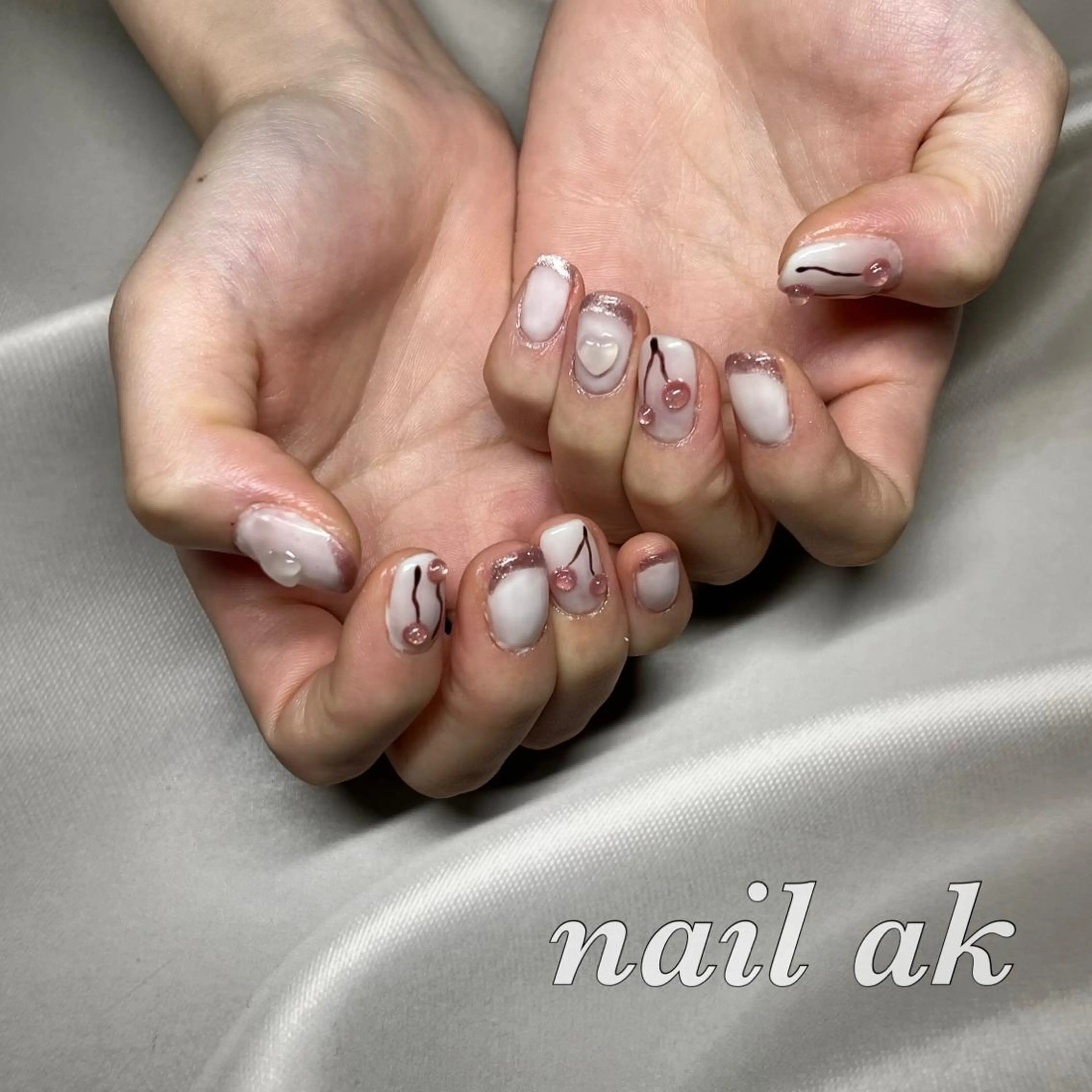ネイル ハンドネイル ak nail .のネイルデザイン