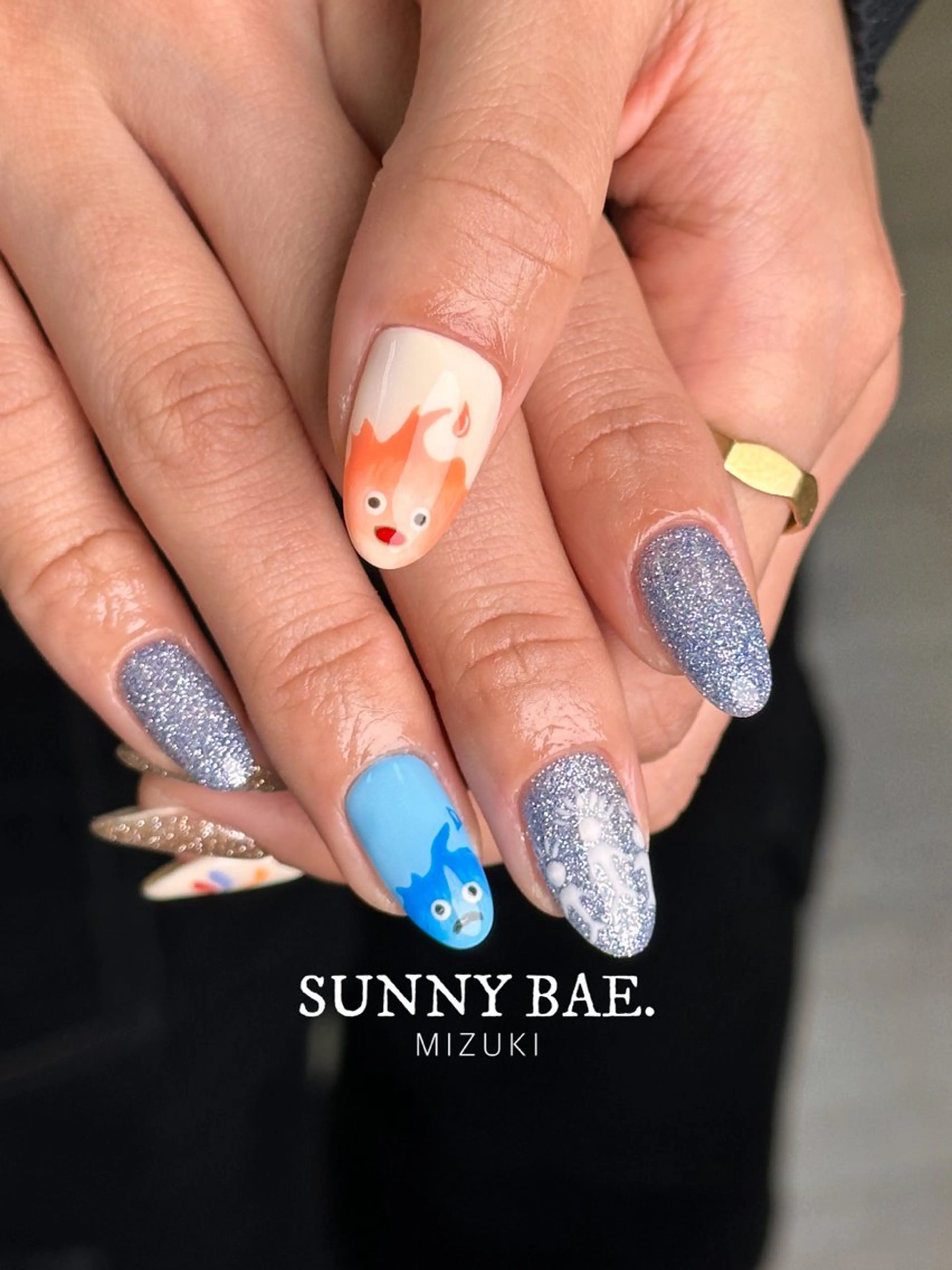 ネイル フラッシュネイル ハンドネイル SUNNY BAE. 🌼MIZUKIのネイルデザイン