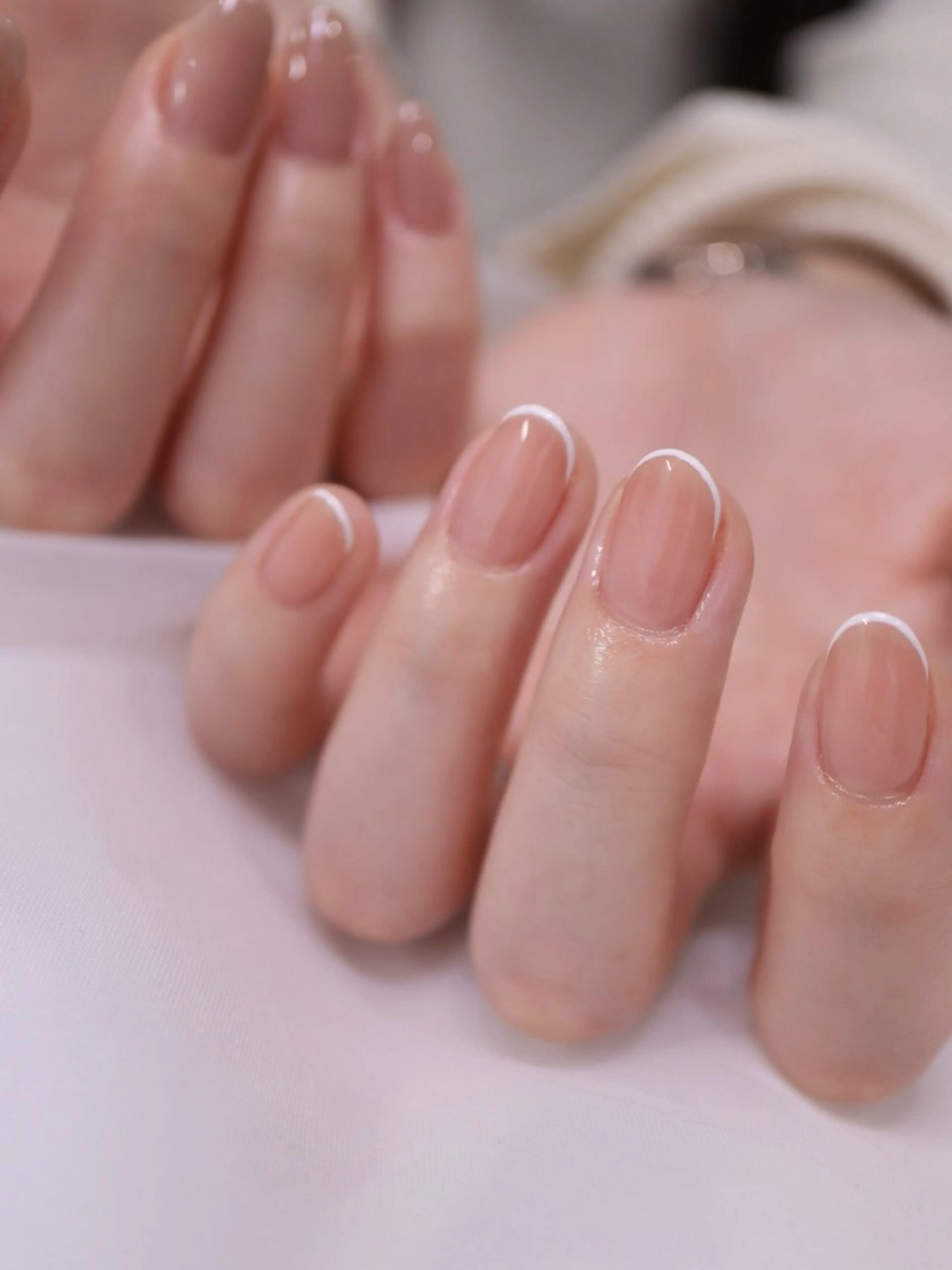 〈Hand〉スキニーフレンチ🤍初回ソフトジェルオフ無料の写真