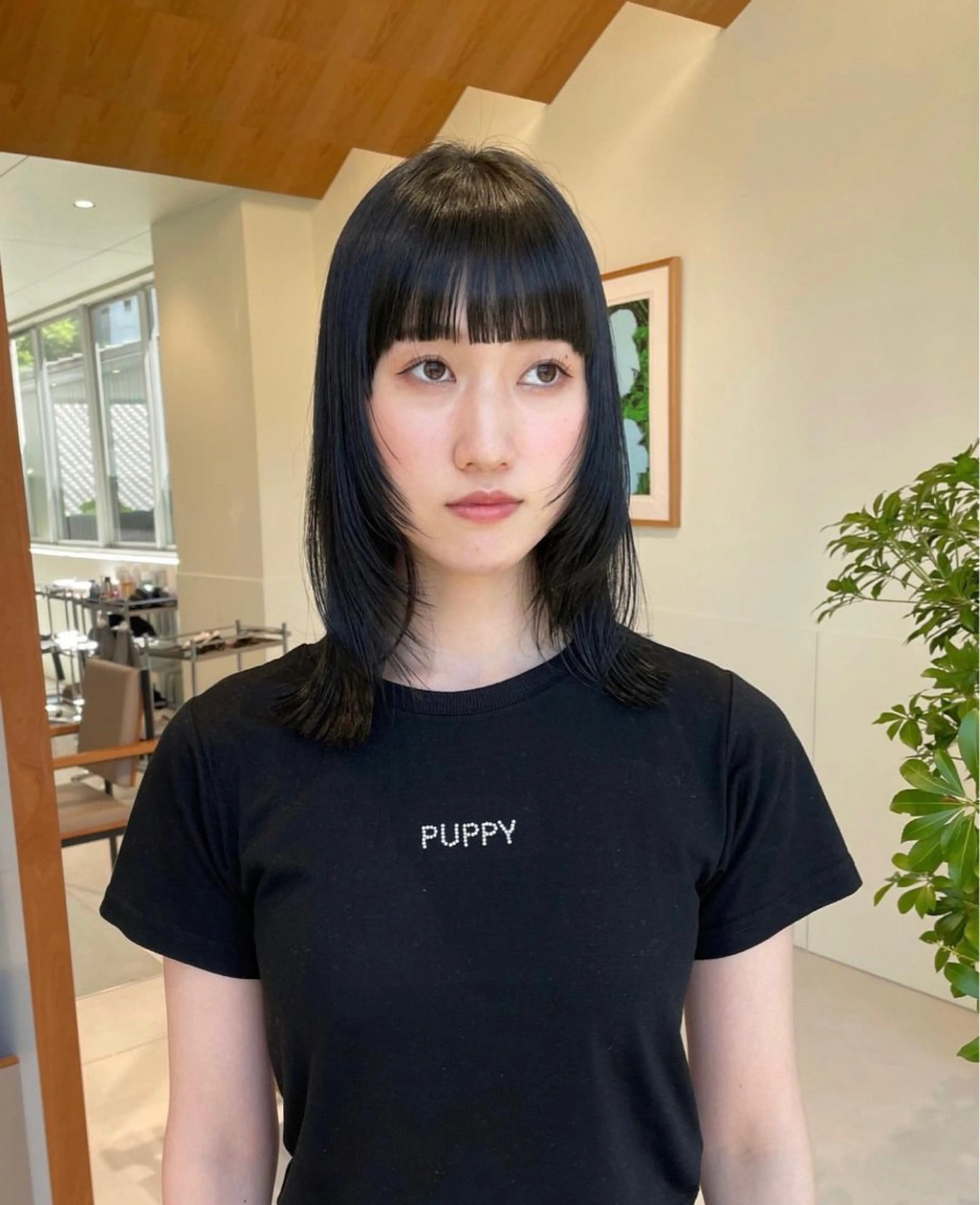 ロング カラー 顔周りカット ハイトーン大好き 美容師🕊️aiのヘアスタイル