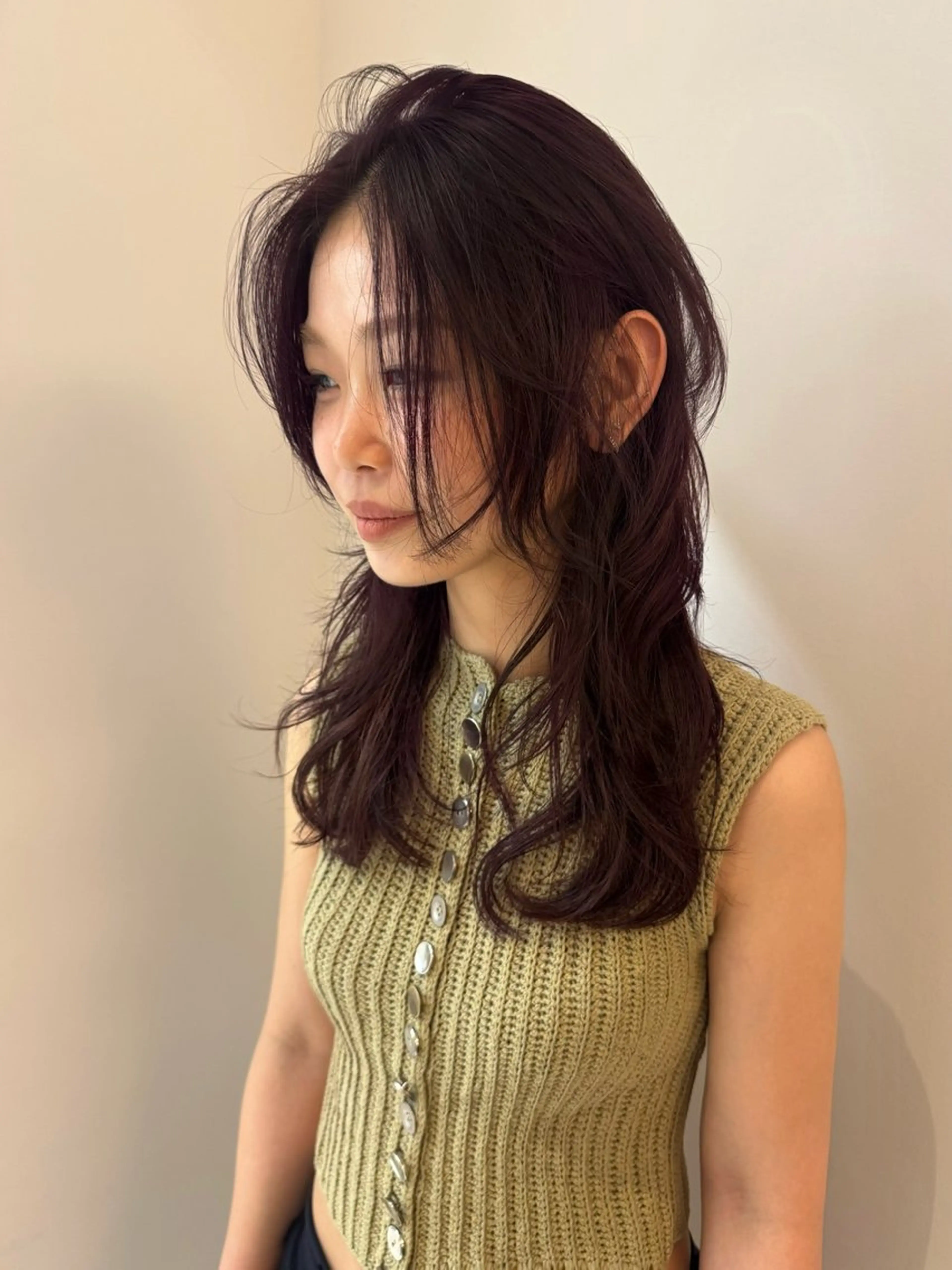 セミロング カラー カット ヘアカラー トリートメント misa___boo MISAのヘアスタイル