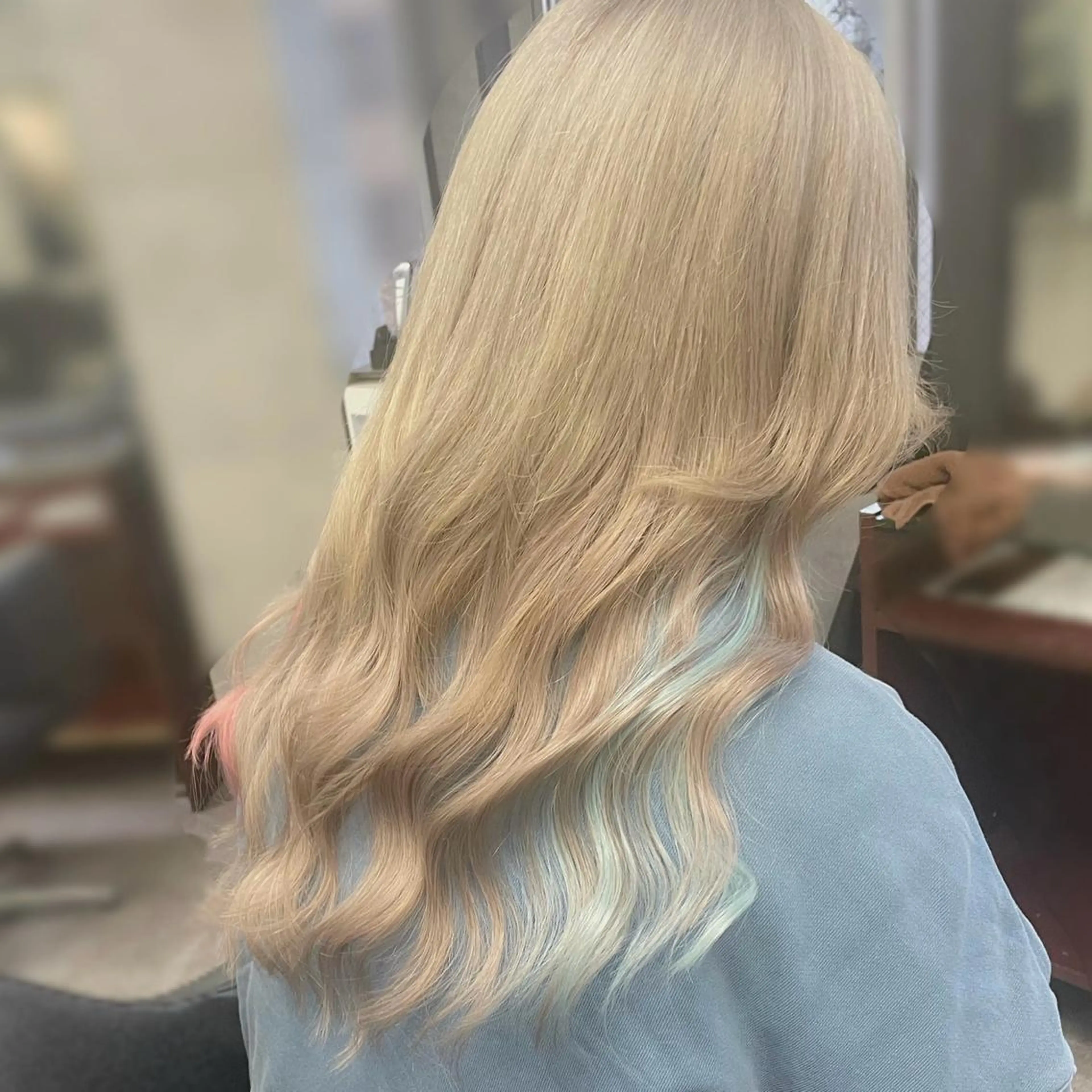 ロング シールエクステ KUMA🧸のヘアスタイル