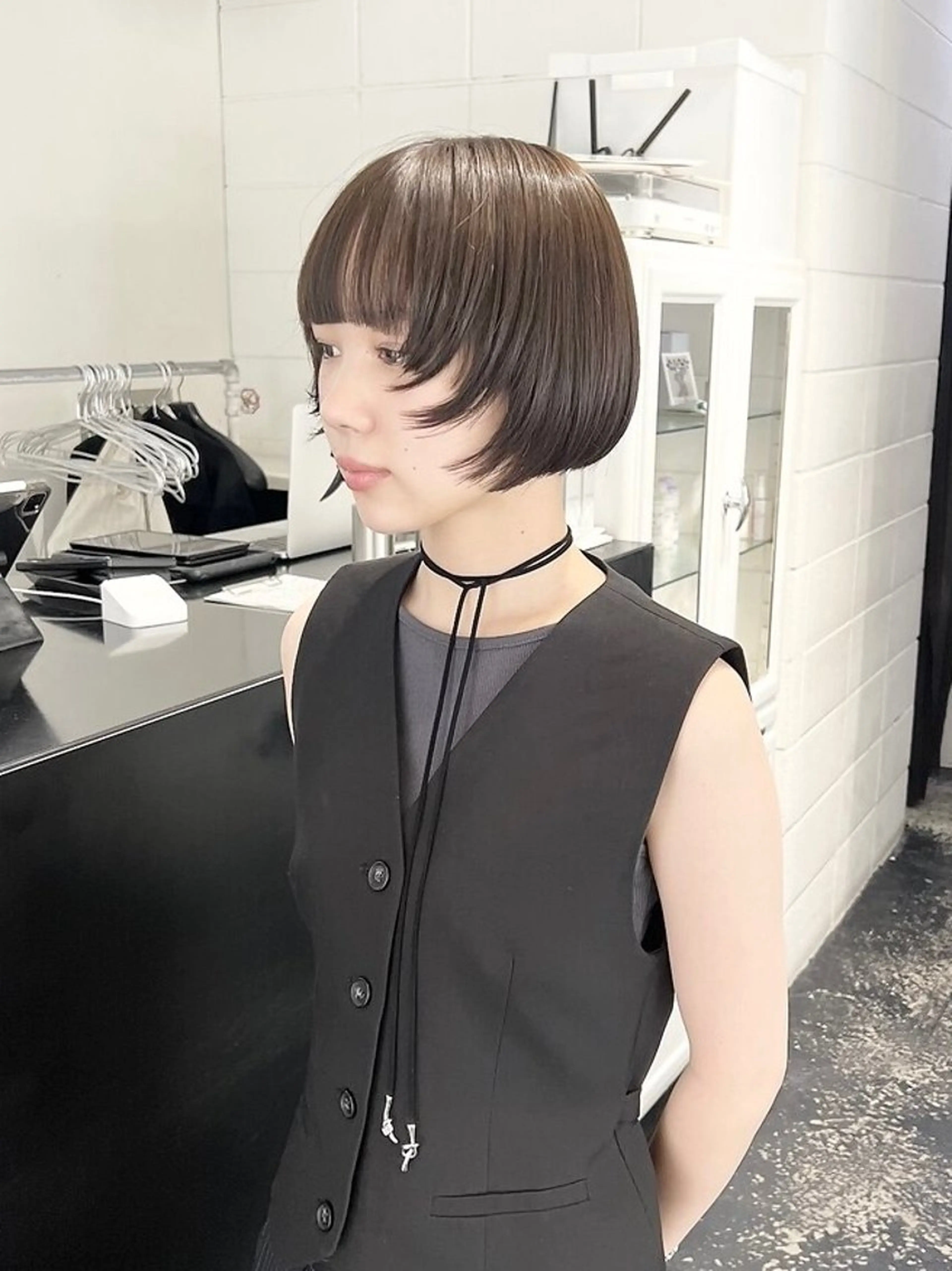 ショート カラー カット ヘアカラー トリートメント HARU//原宿🤍 リピート率NO.1のヘアスタイル