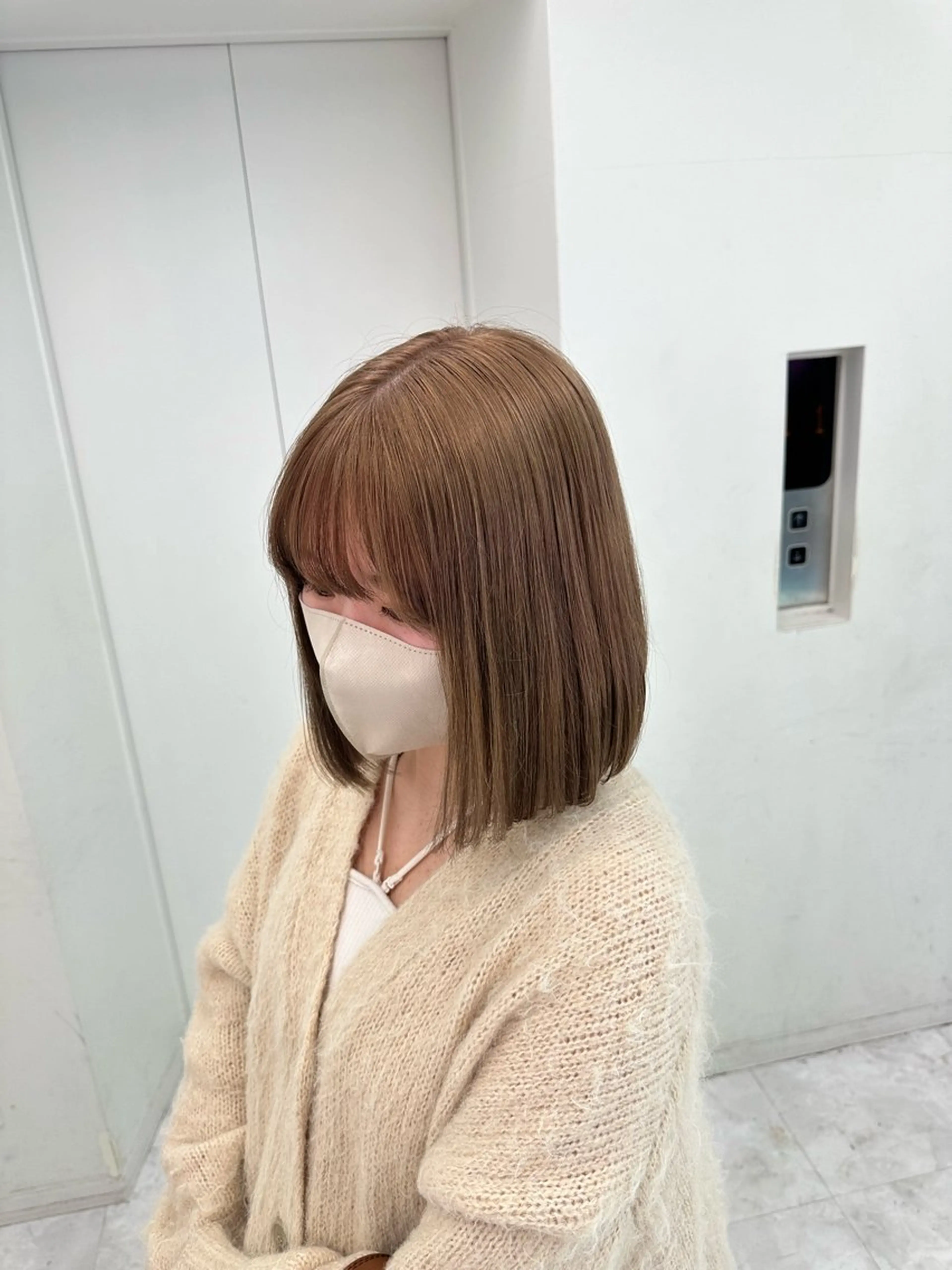 カラー マンツーマン/原宿/ 透明感カラー⭐️のヘアスタイル
