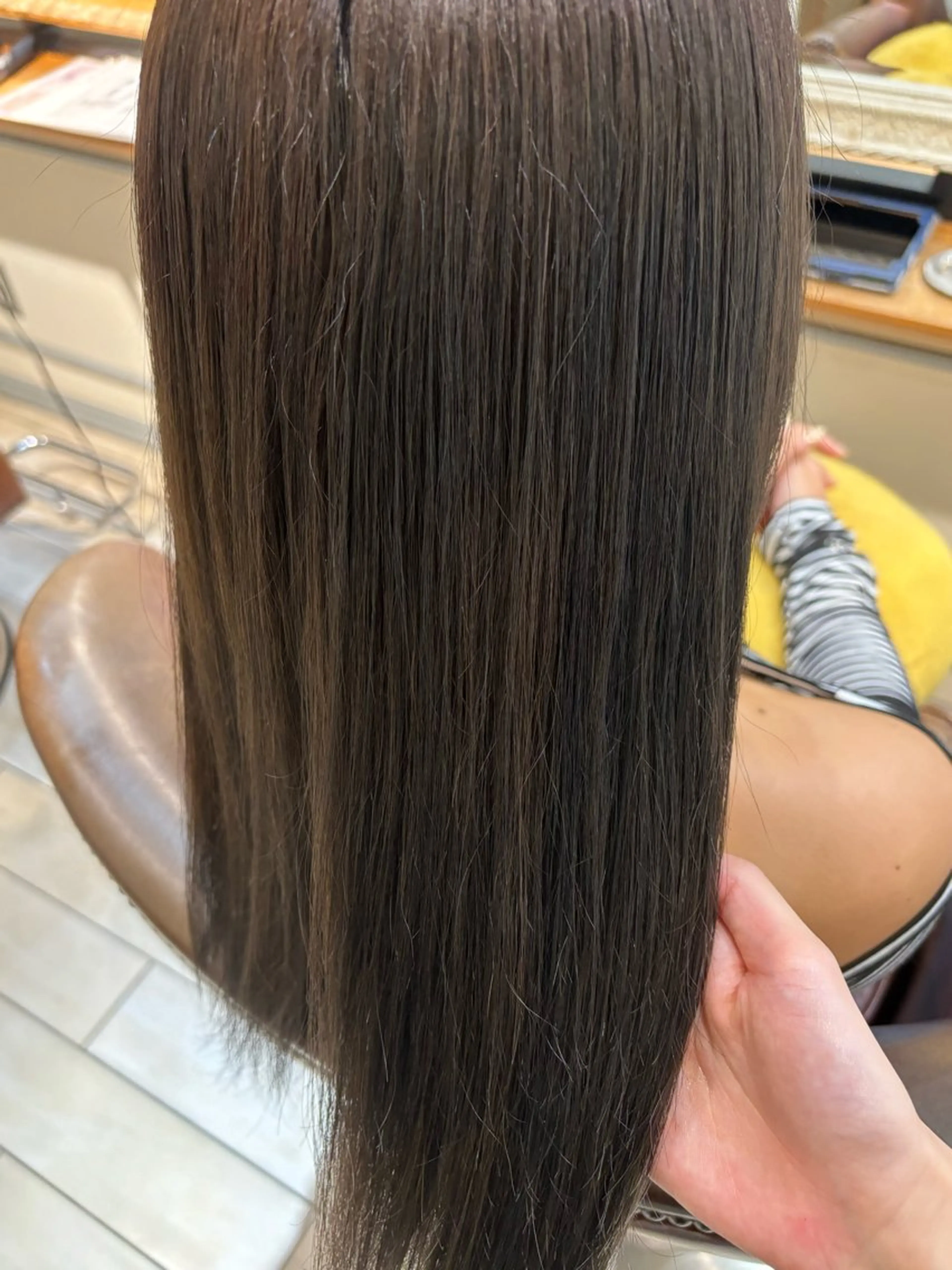 ロング カラー グレージュ ヘアカラー トリートメント 古屋 澪　艶髪カラー✨のヘアスタイル